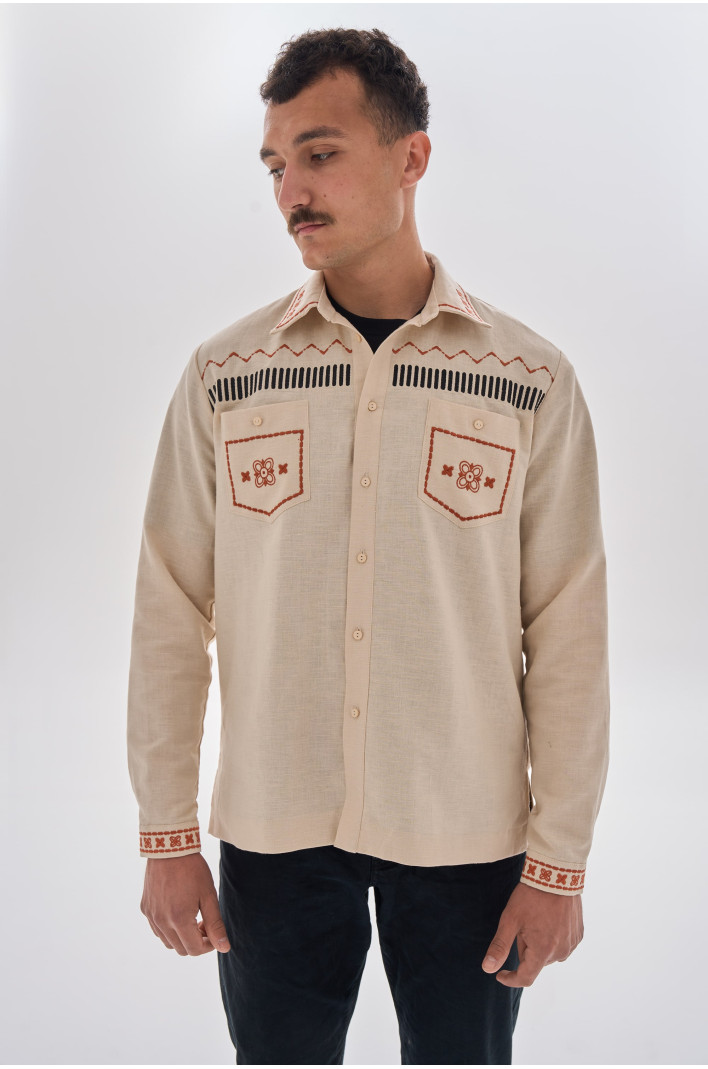 Men's embroidered shirt Dereviy | XS | 44
