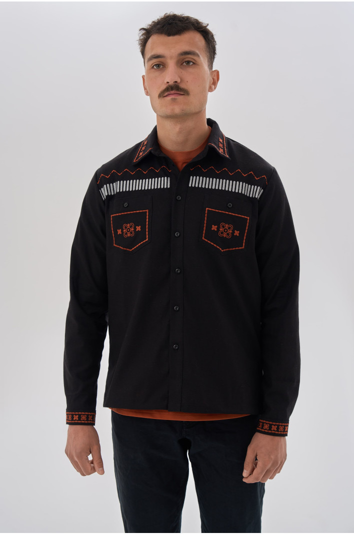 Men's embroidered shirt Dereviy 2 | XS | 44