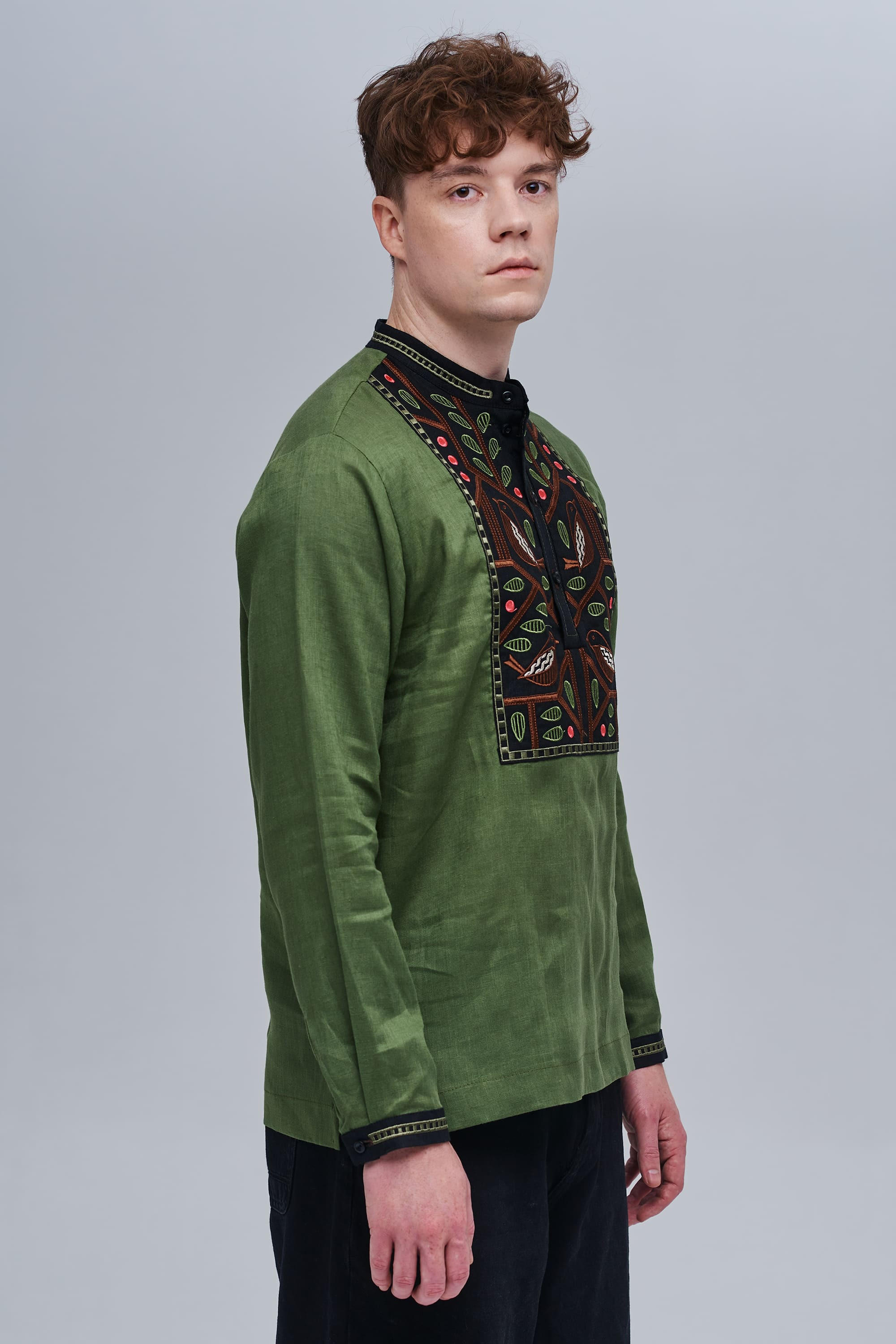 Men's embroidered shirt Love Ukraine 2 | XS | 44