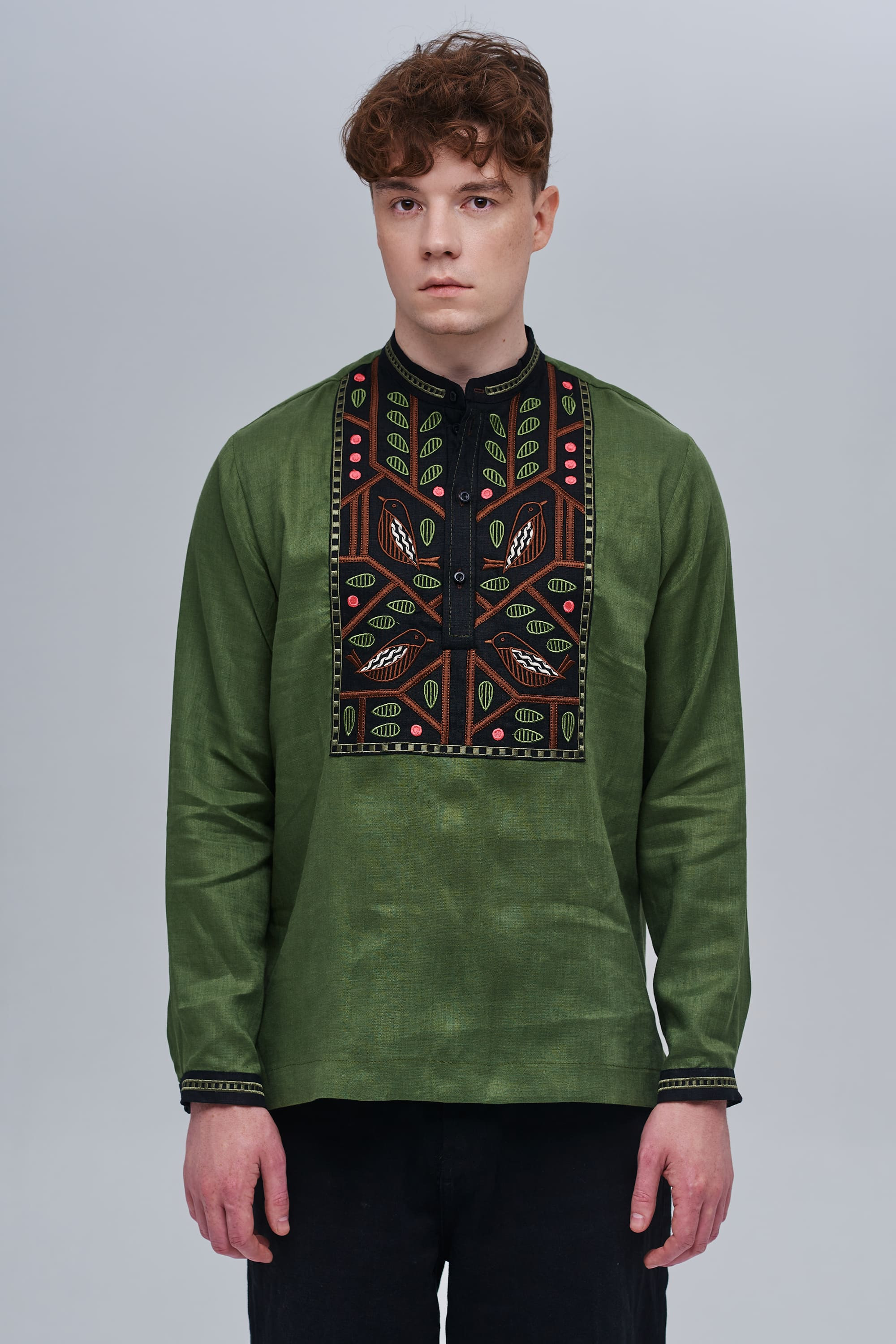 Men's embroidered shirt Love Ukraine 2
