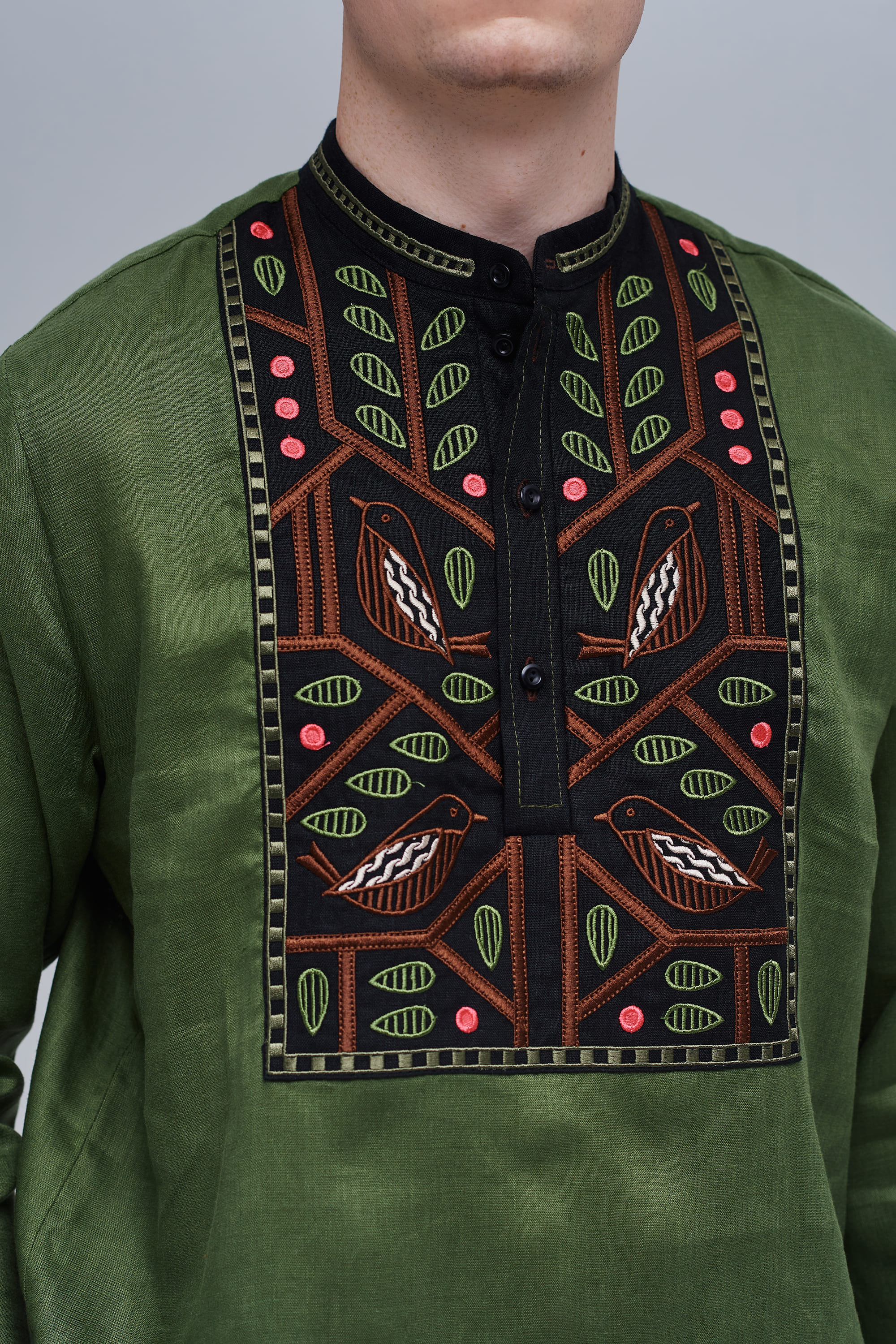 Men's embroidered shirt Love Ukraine 2