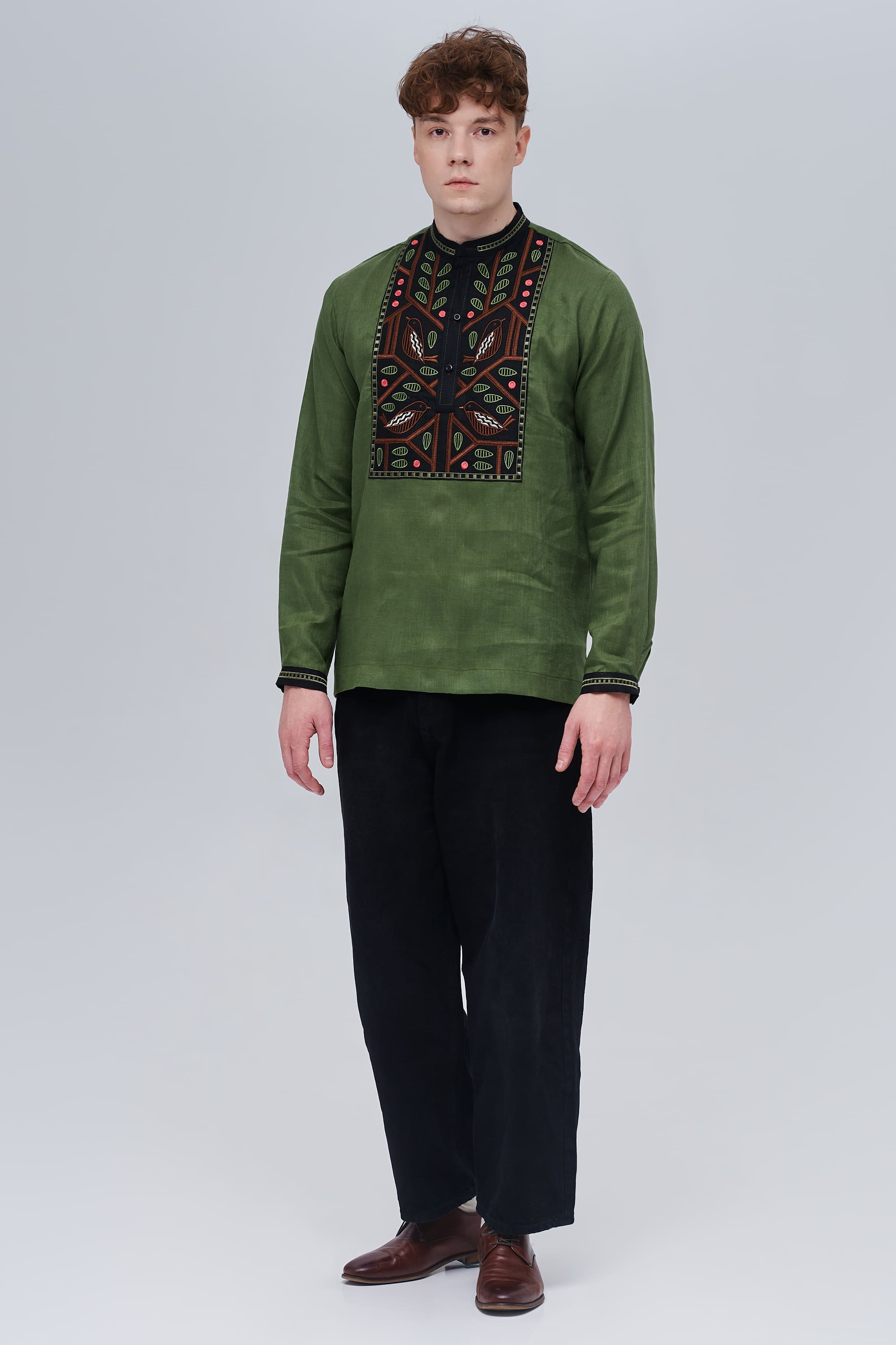 Men's embroidered shirt Love Ukraine 2 | XS | 44