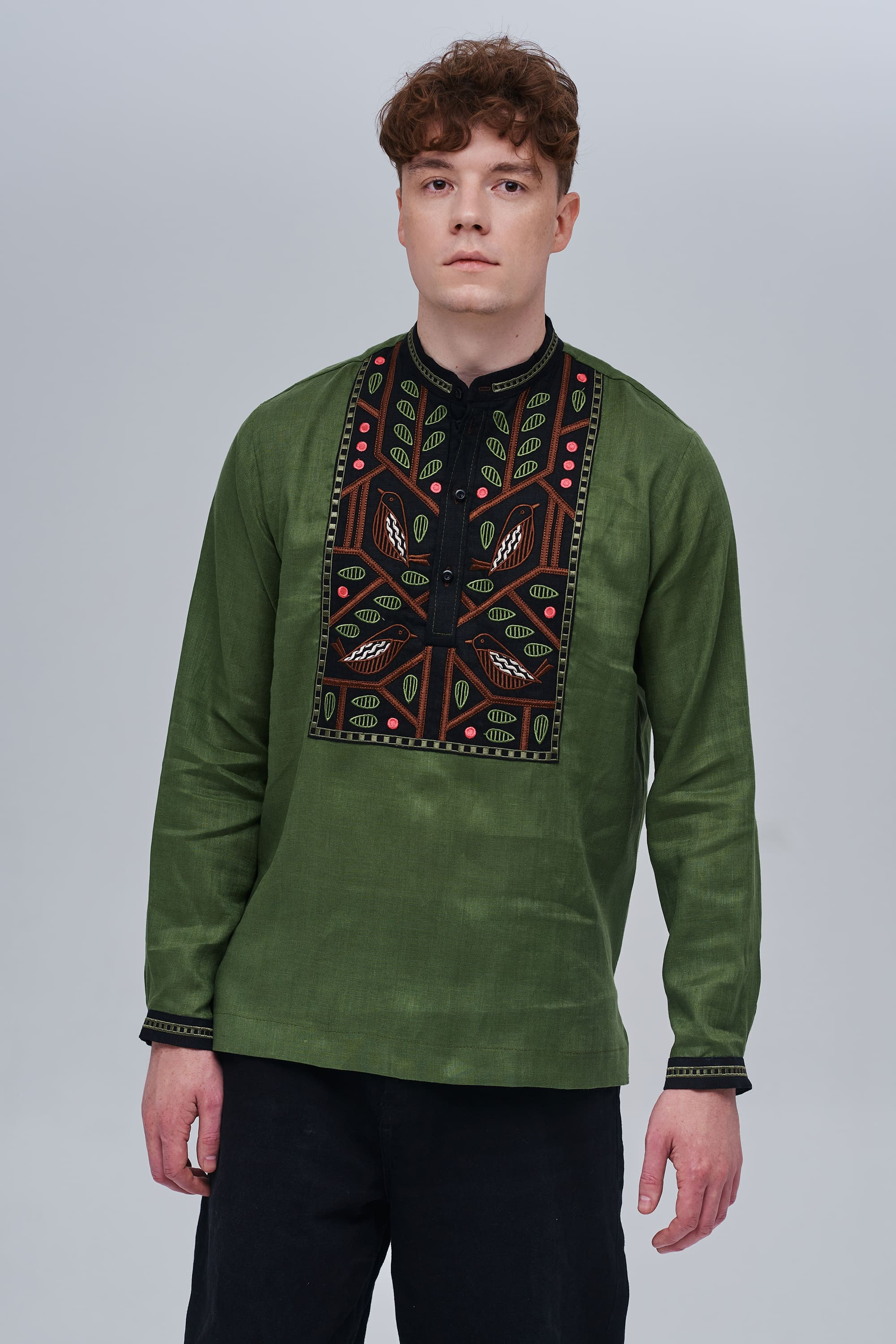 Men's embroidered shirt Love Ukraine 2 | XS | 44