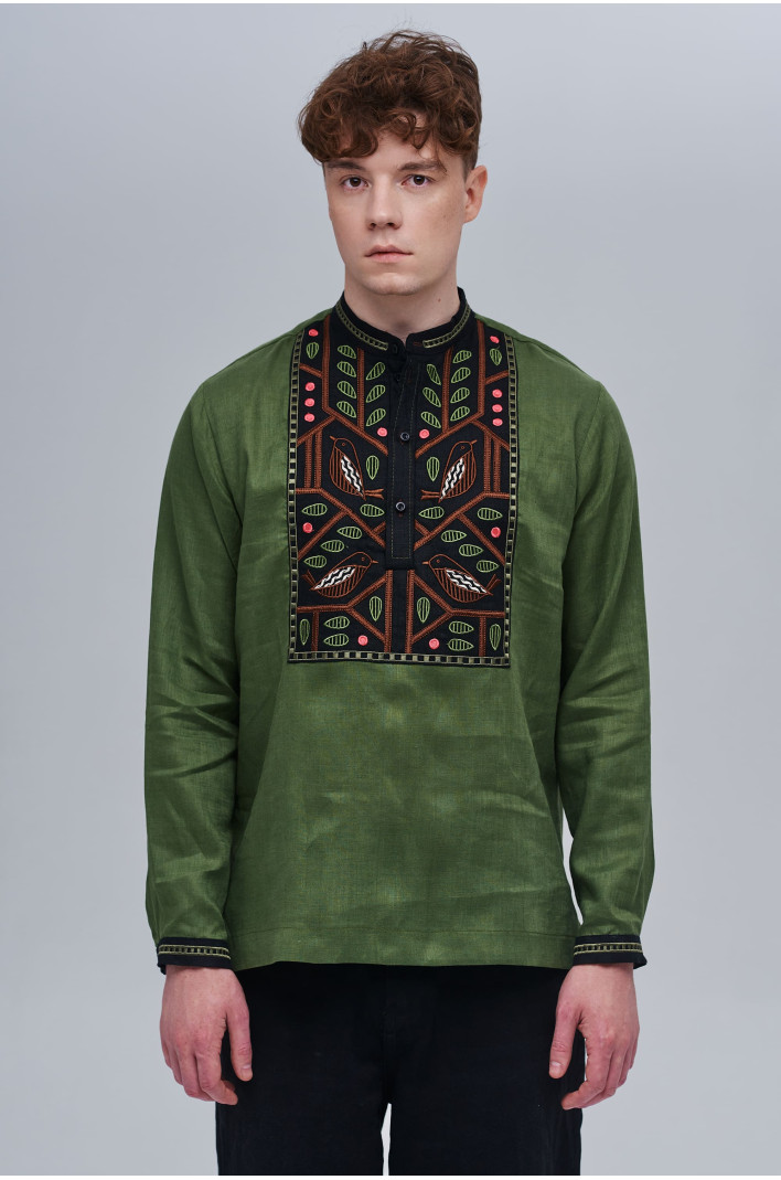 Men's embroidered shirt Love Ukraine 2 | XS | 44