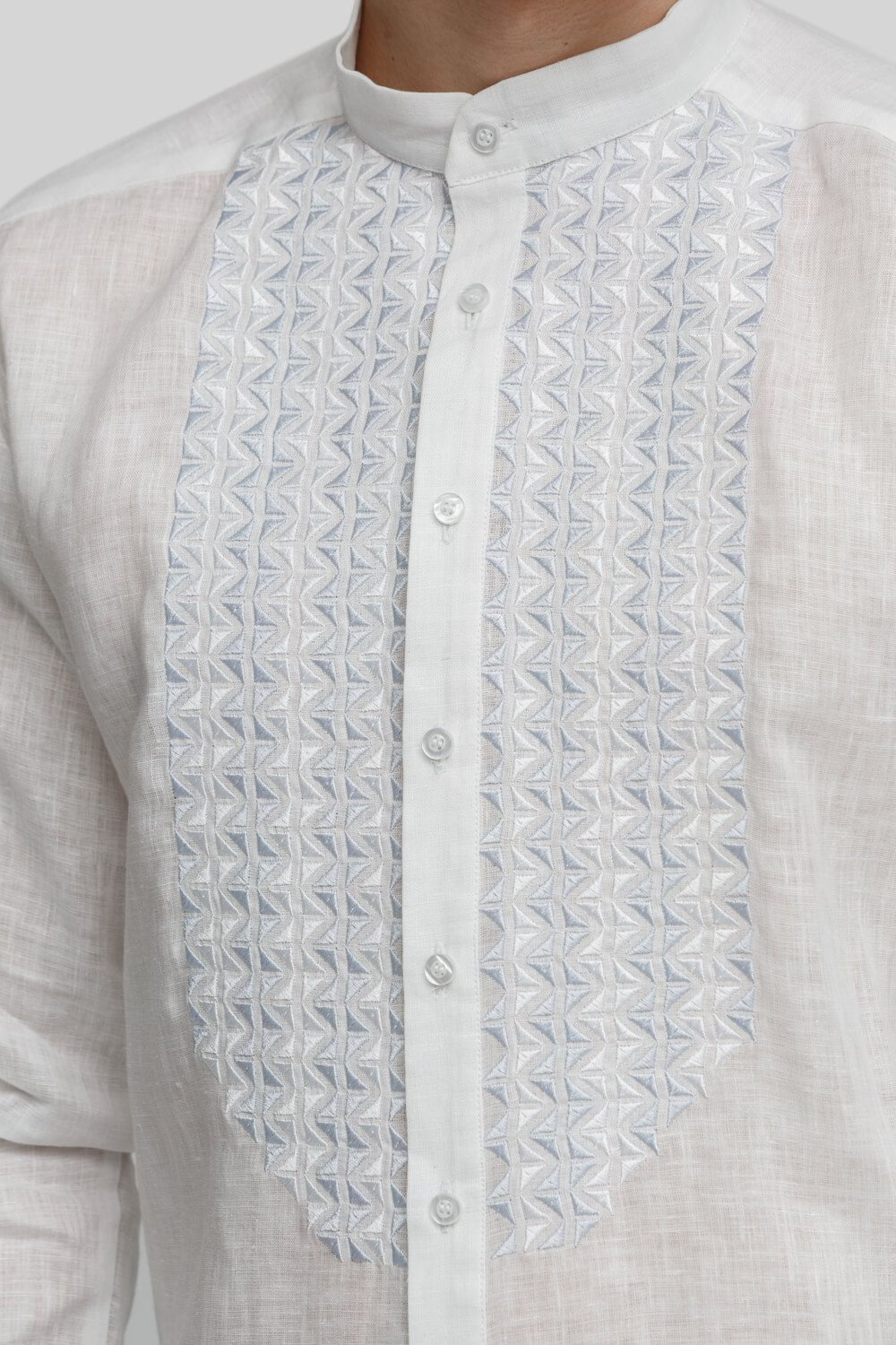 Чоловіча вишита сорочка вишиванка White 2