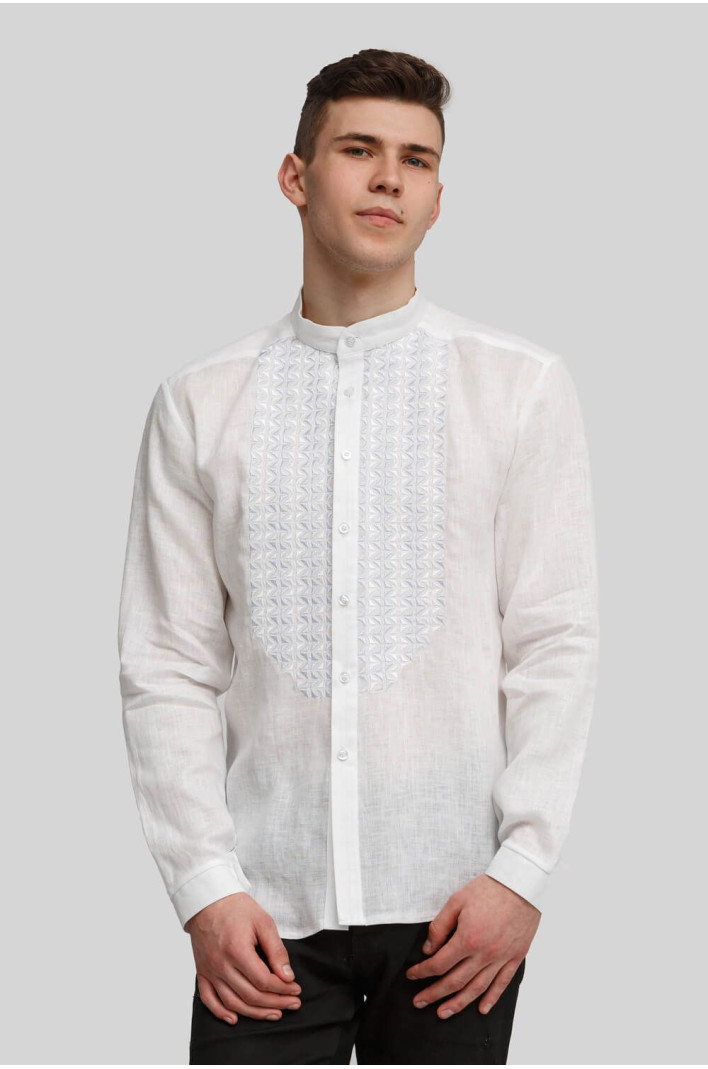 Чоловіча вишита сорочка вишиванка White 2