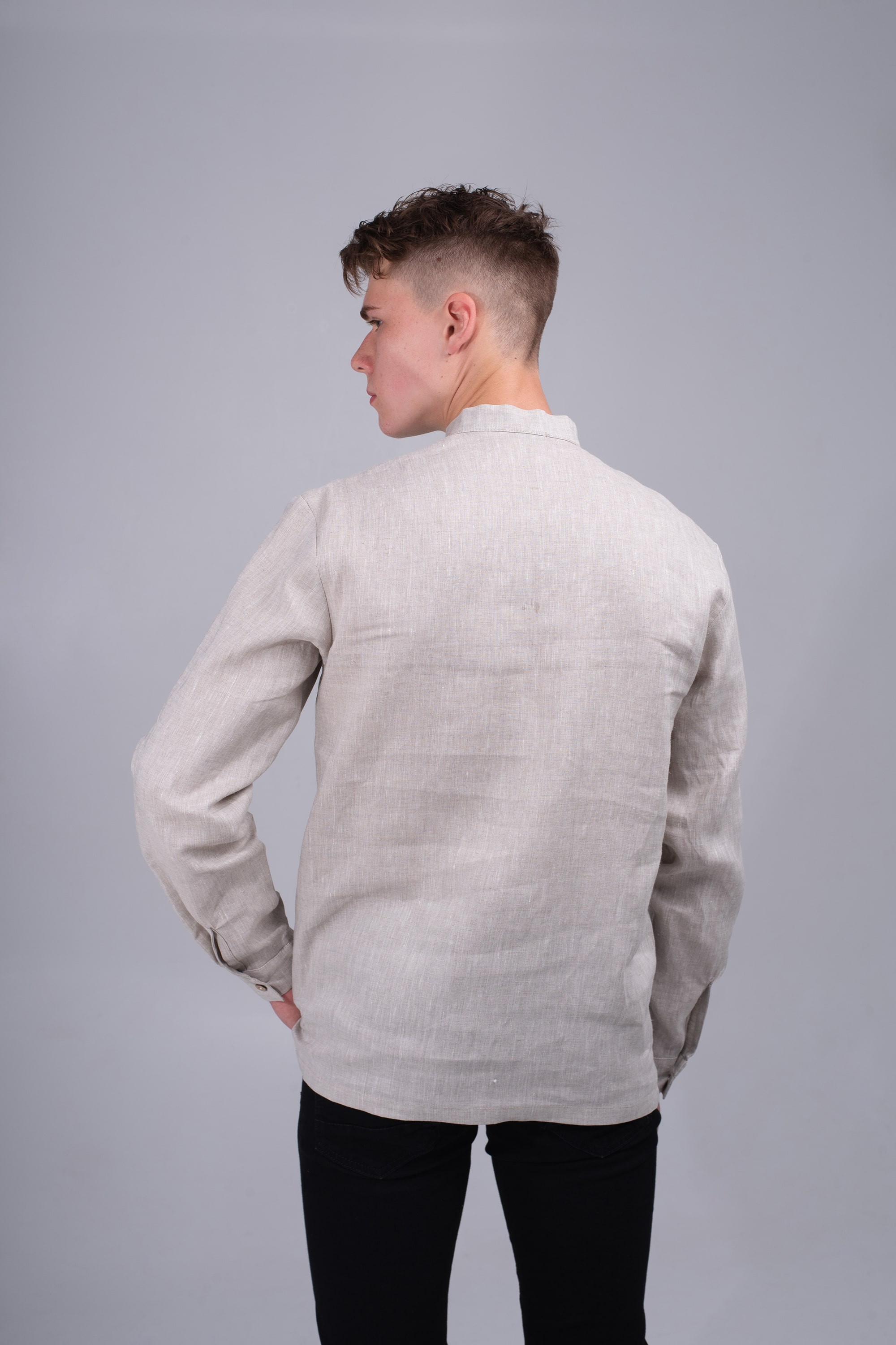 Чоловіча вишита сорочка NATURAL | XXL | 54