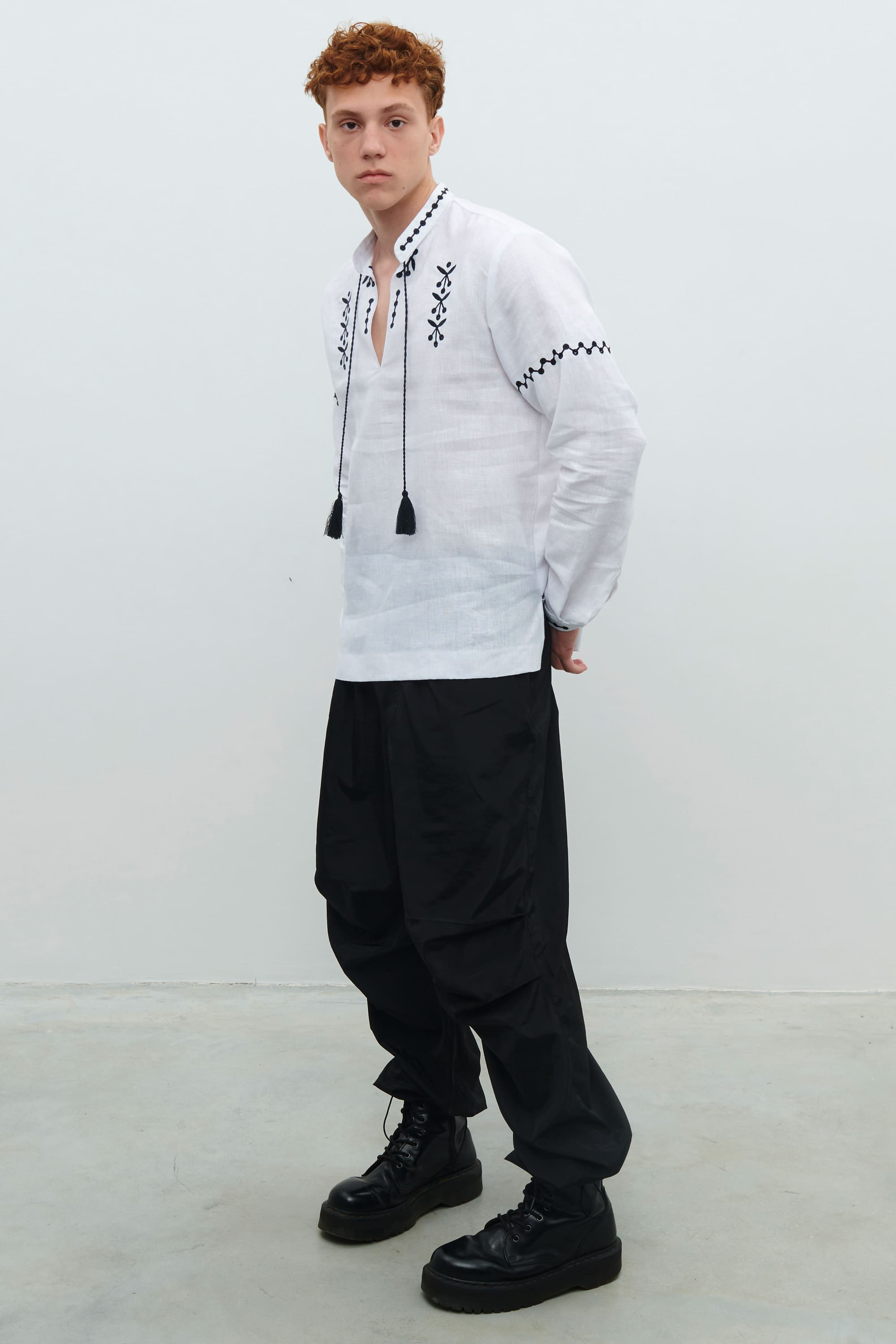 Men's white linen shirt Gillia | XS | 44