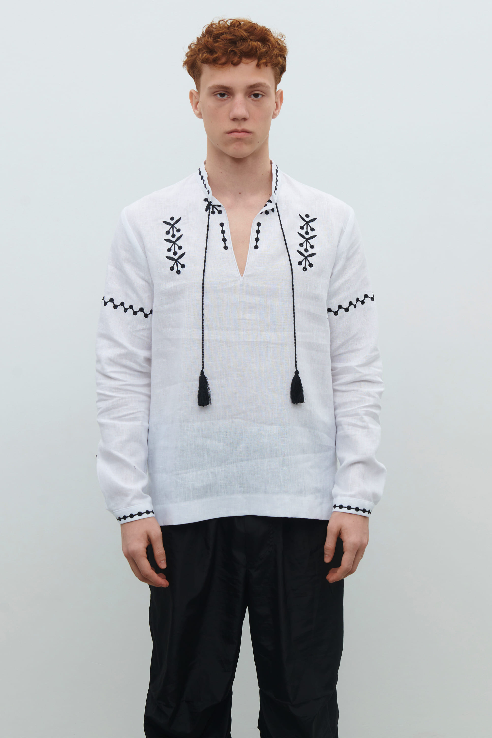 Men's white linen shirt Gillia