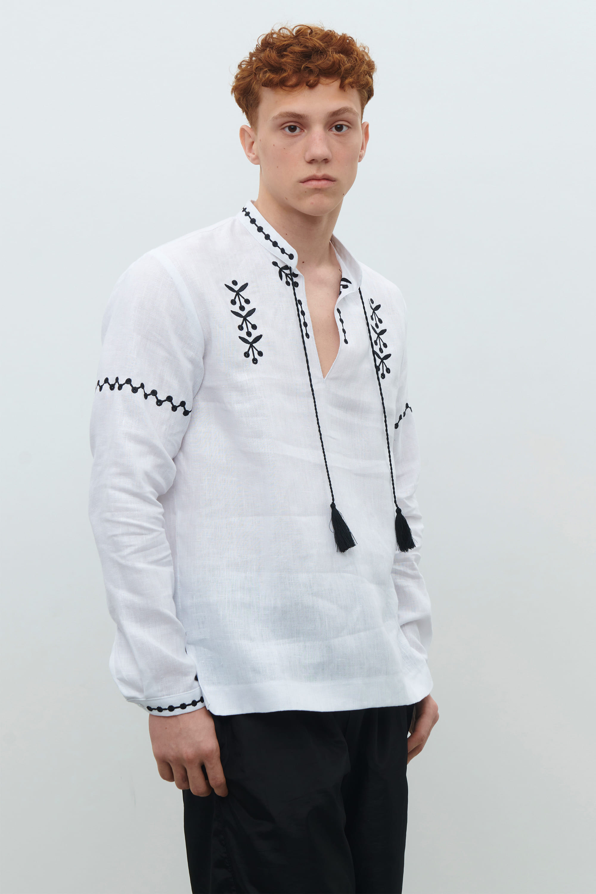 Men's white linen shirt Gillia | XS | 44