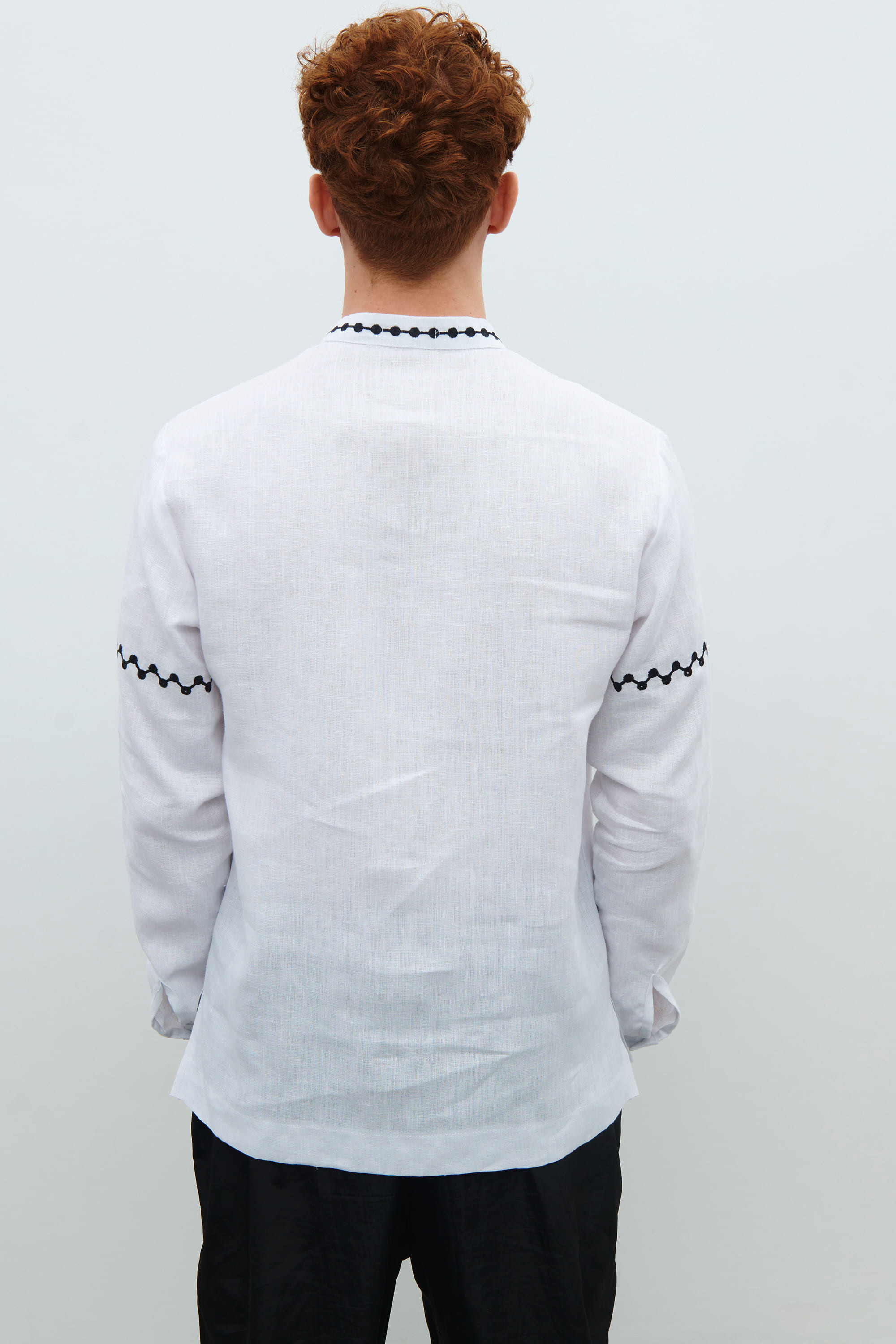 Men's white linen shirt Gillia