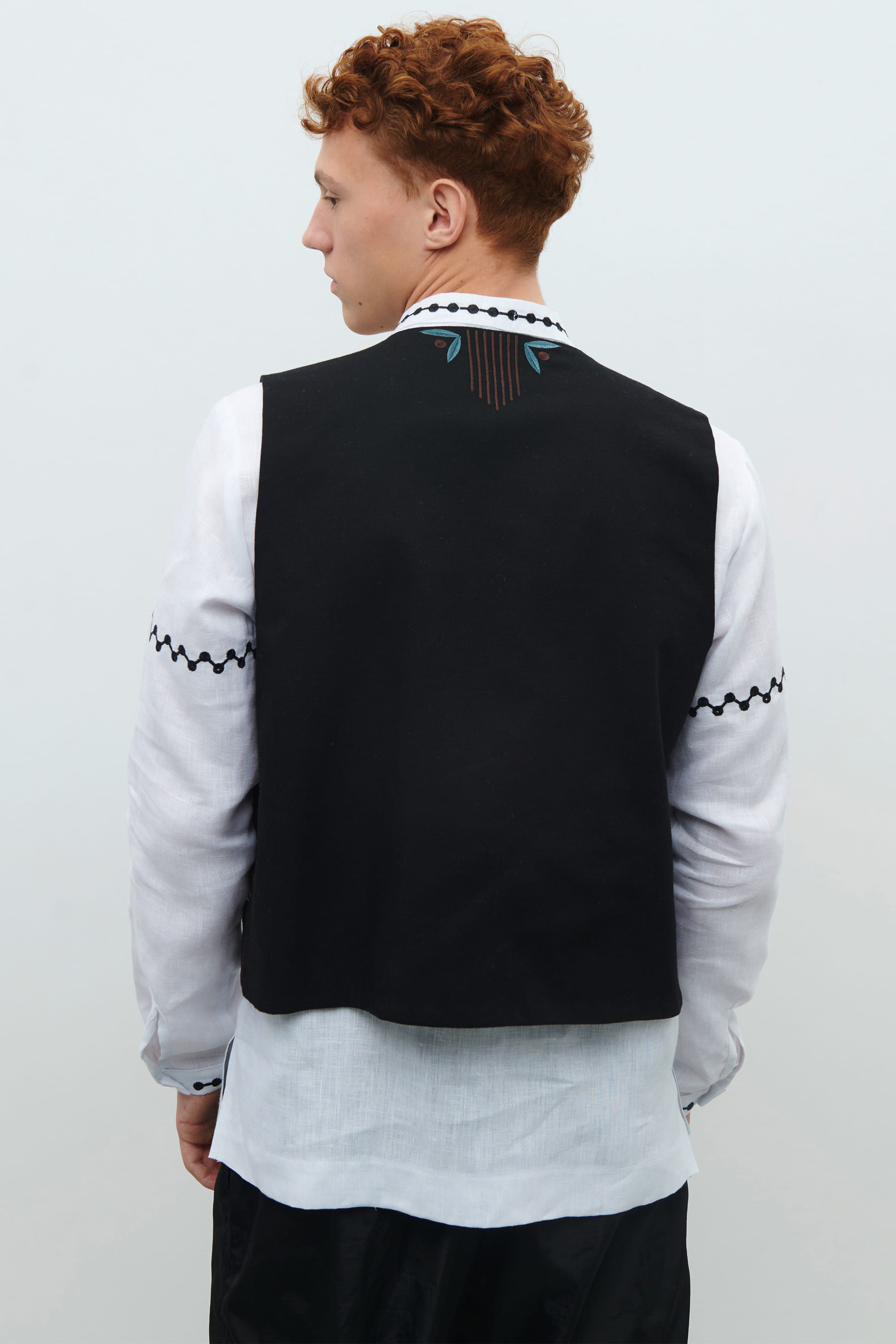 Men’s shirt set with the Branches waistcoat