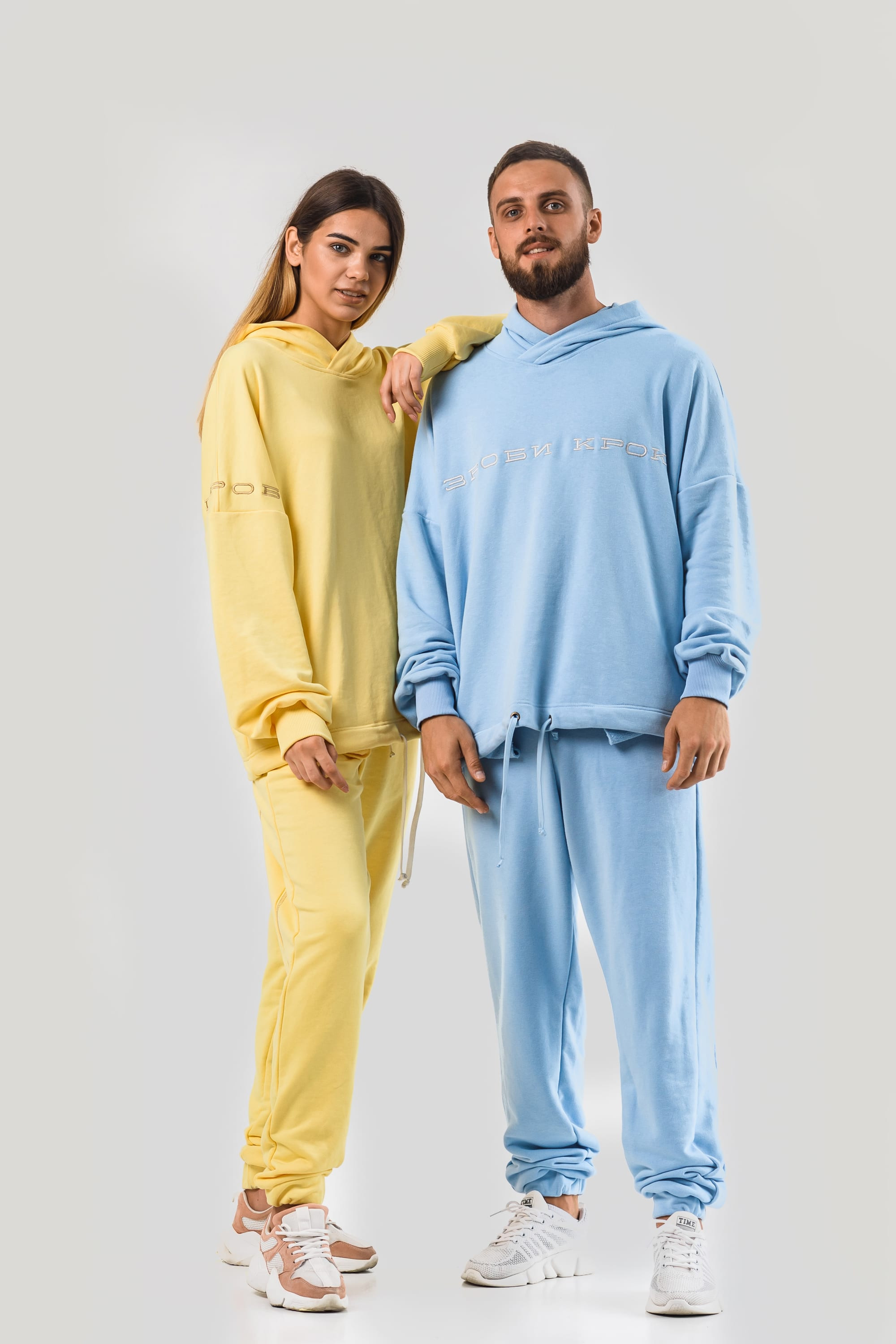 The suit is blue | owersize