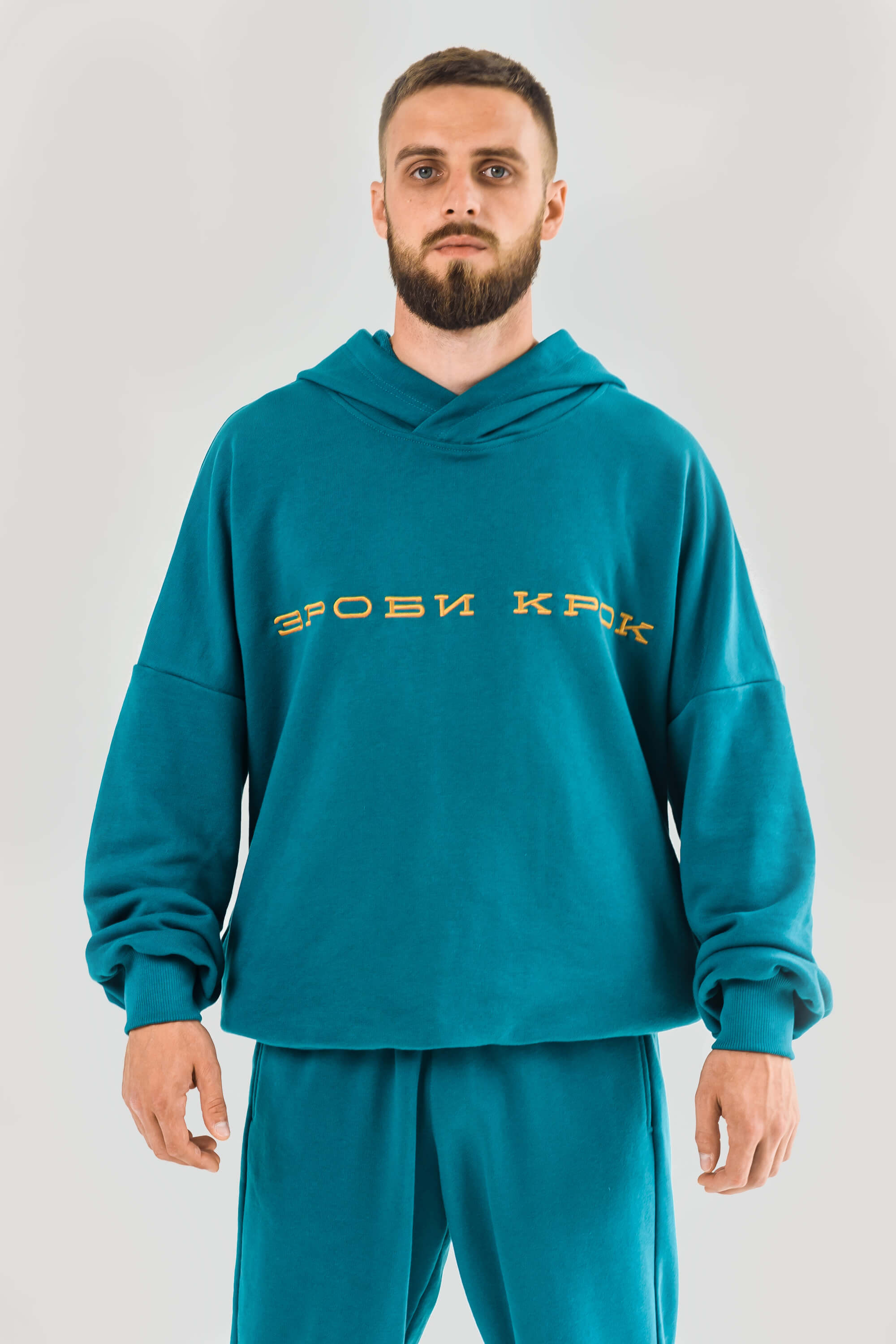 Hoody color a sea wave
