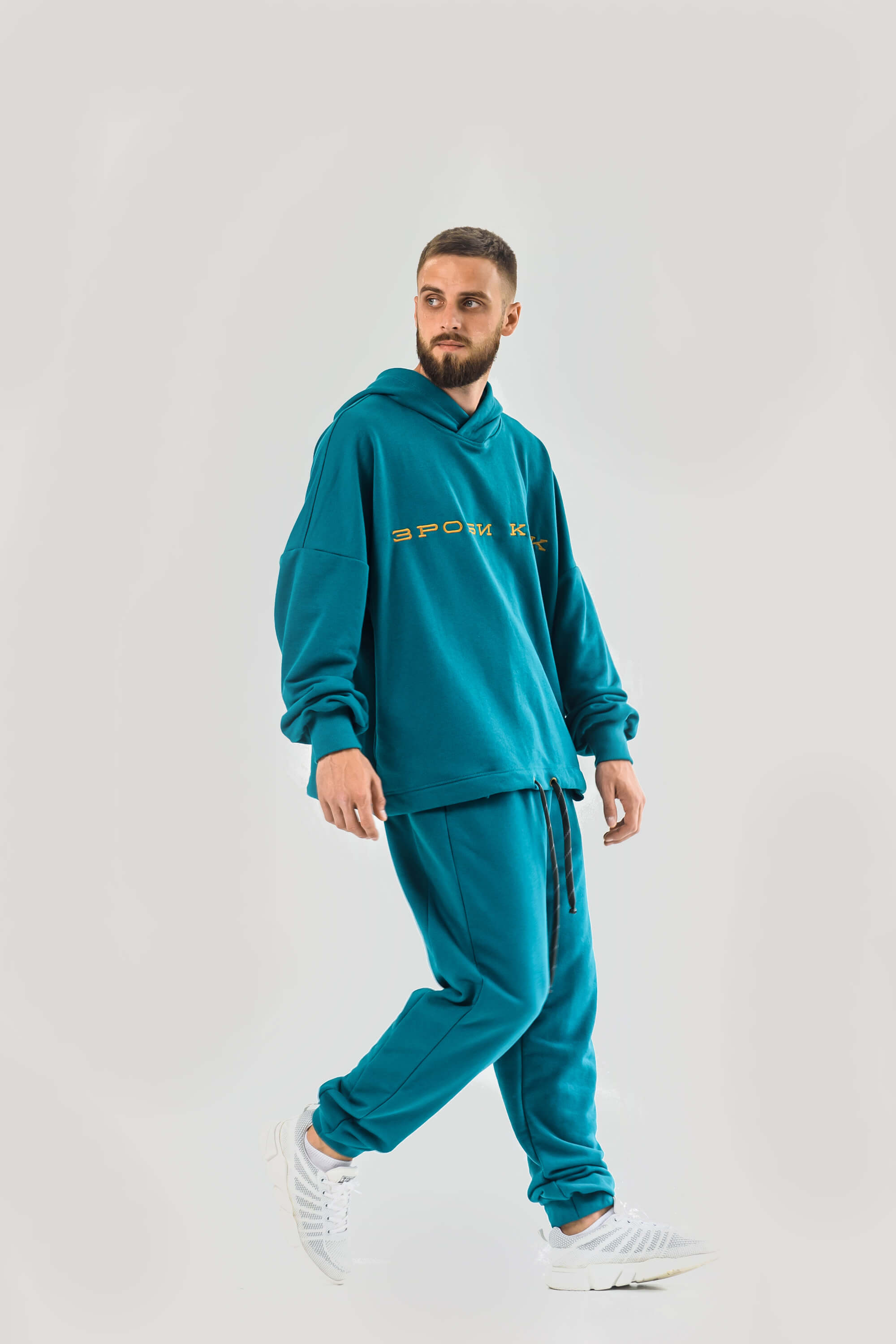 Hoody color a sea wave
