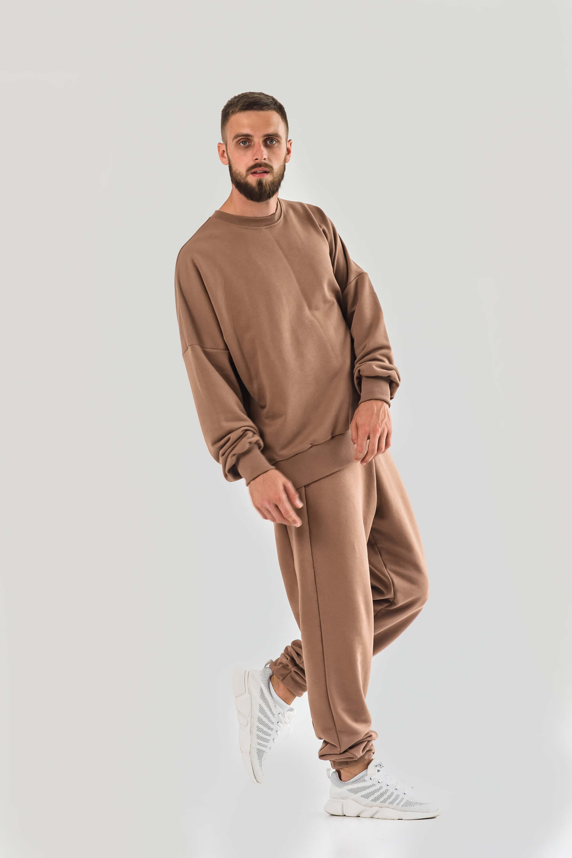 Beige suit