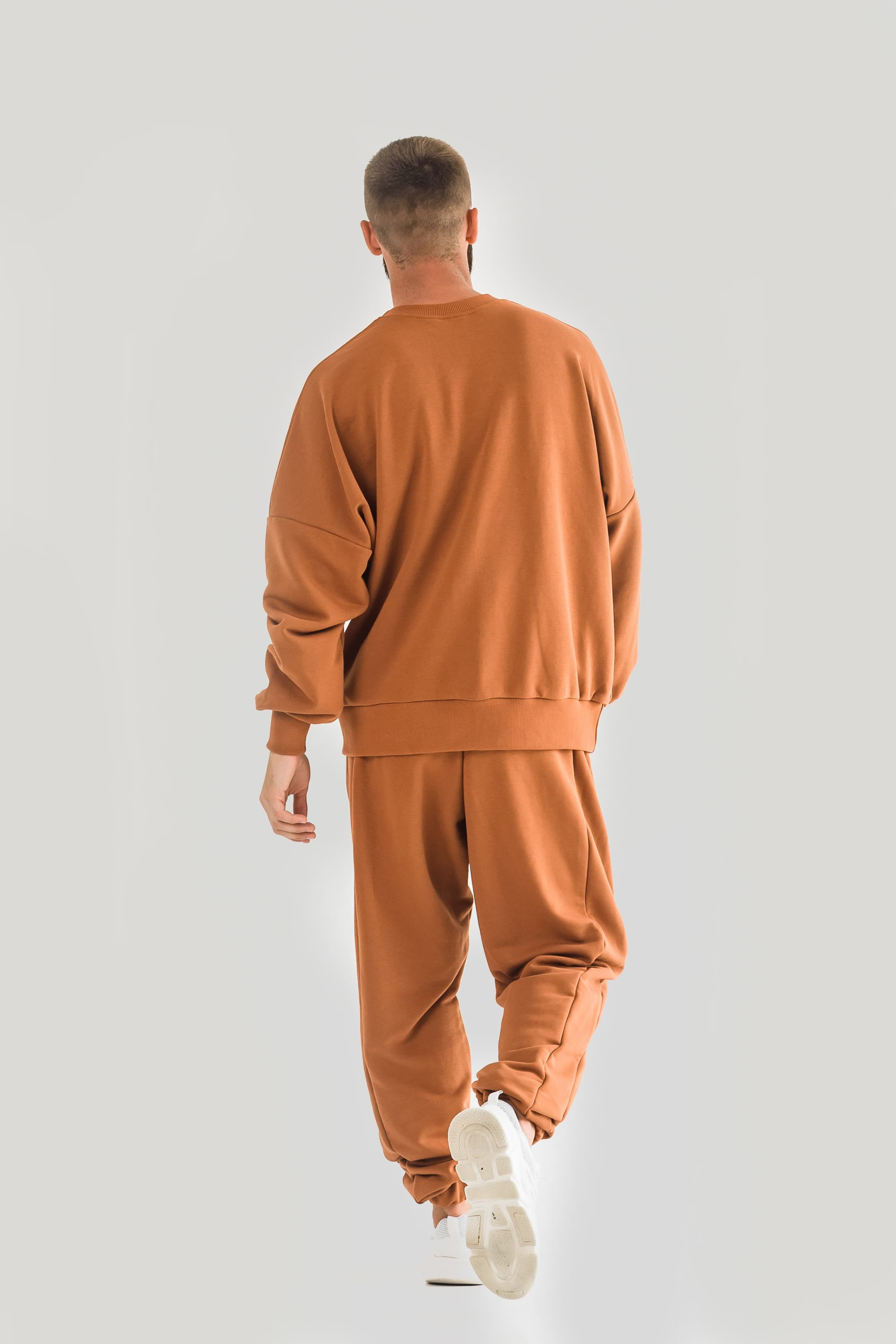 The costume is brown