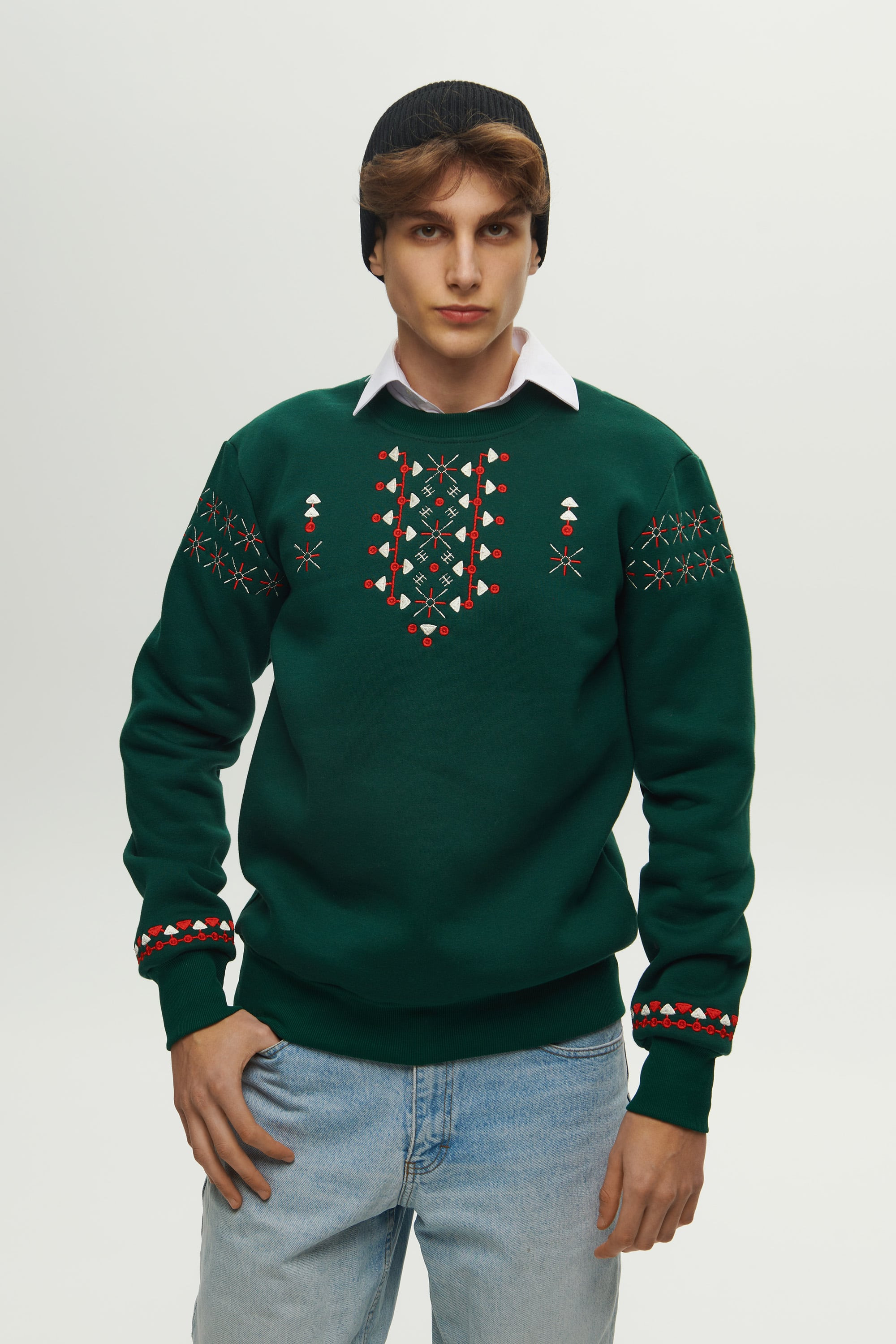 Men's green Christmas Sweatshirt
