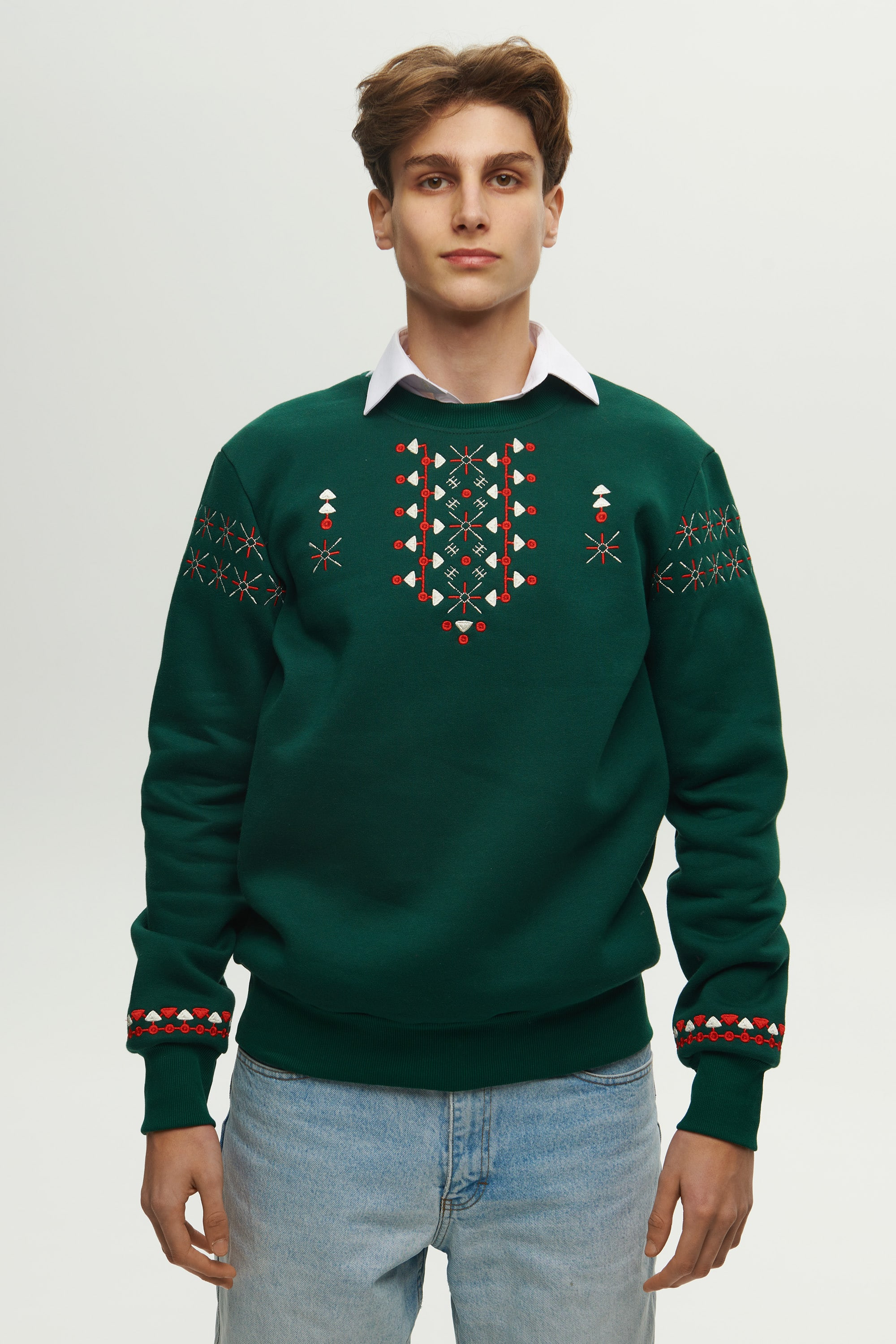 Men's green Christmas Sweatshirt