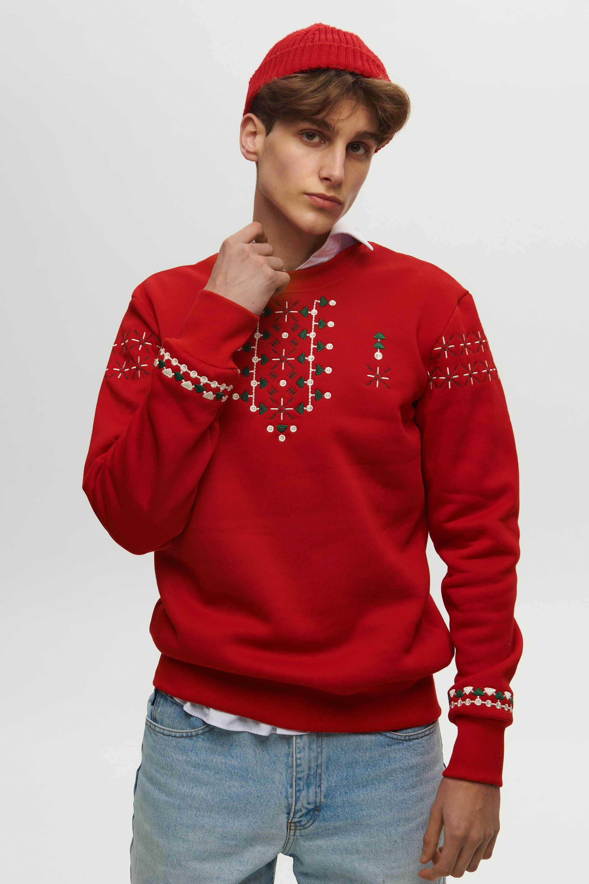 Men's Red Christmas Sweatshirt
