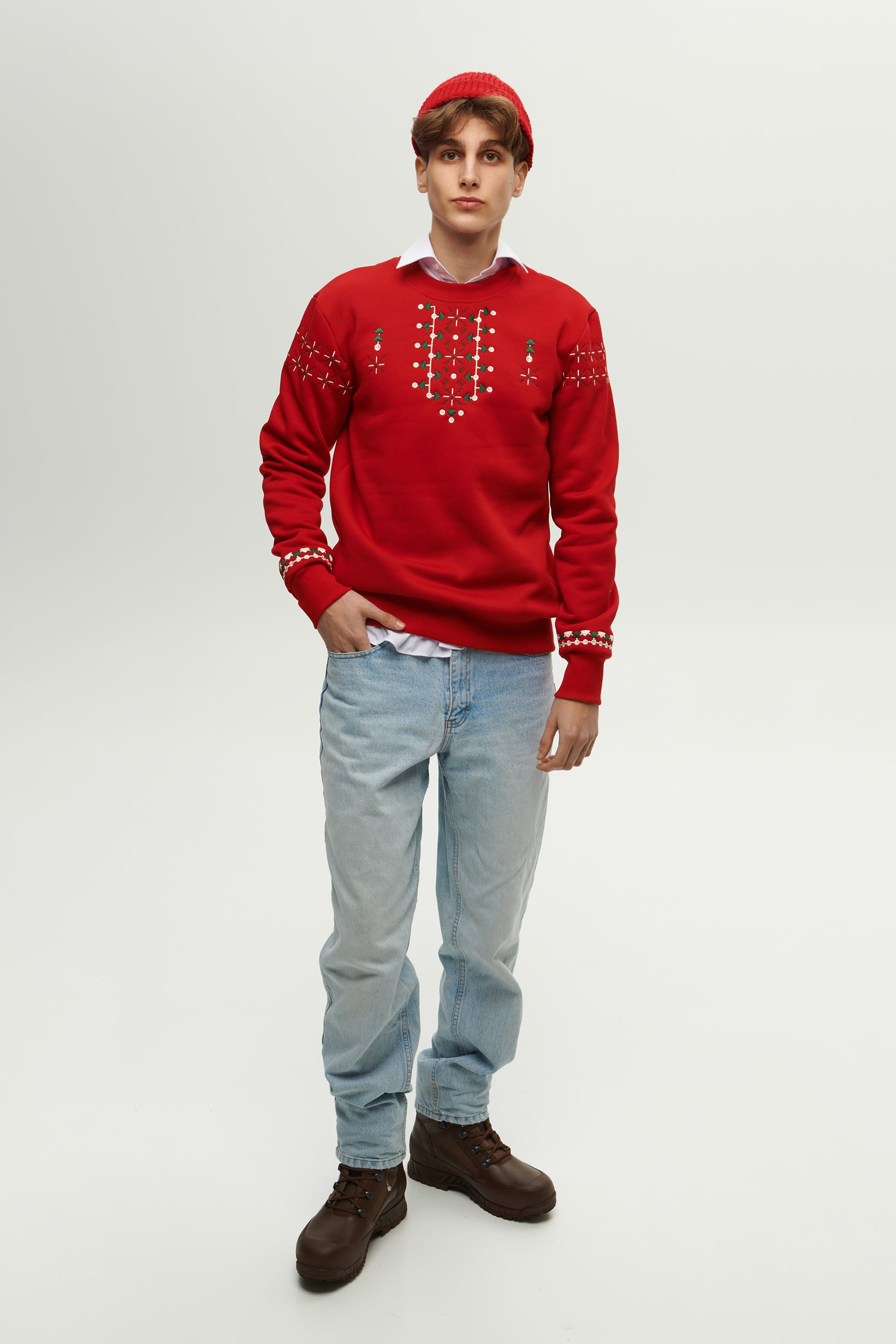 Men's Red Christmas Sweatshirt