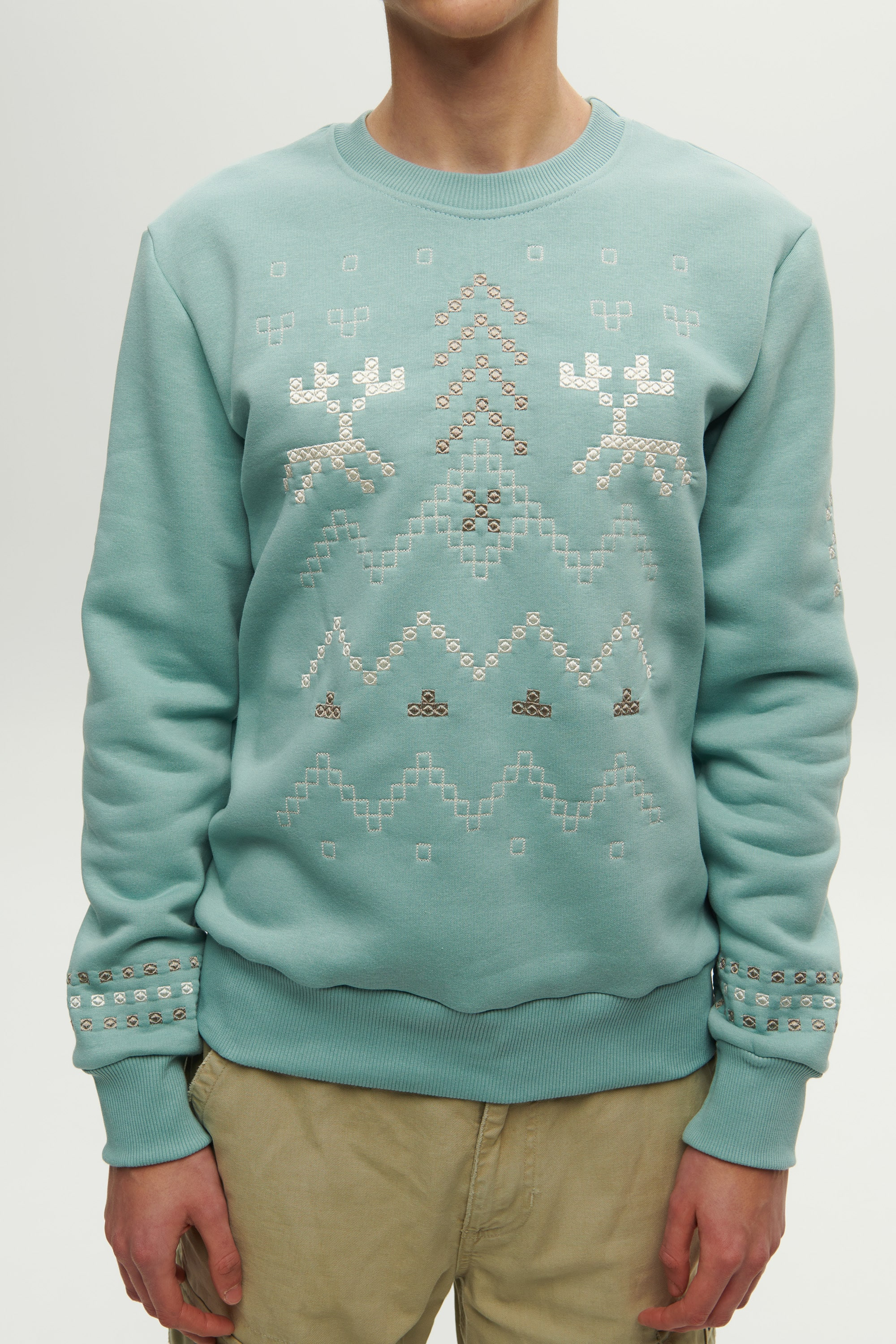 Men's blue sweatshirt December