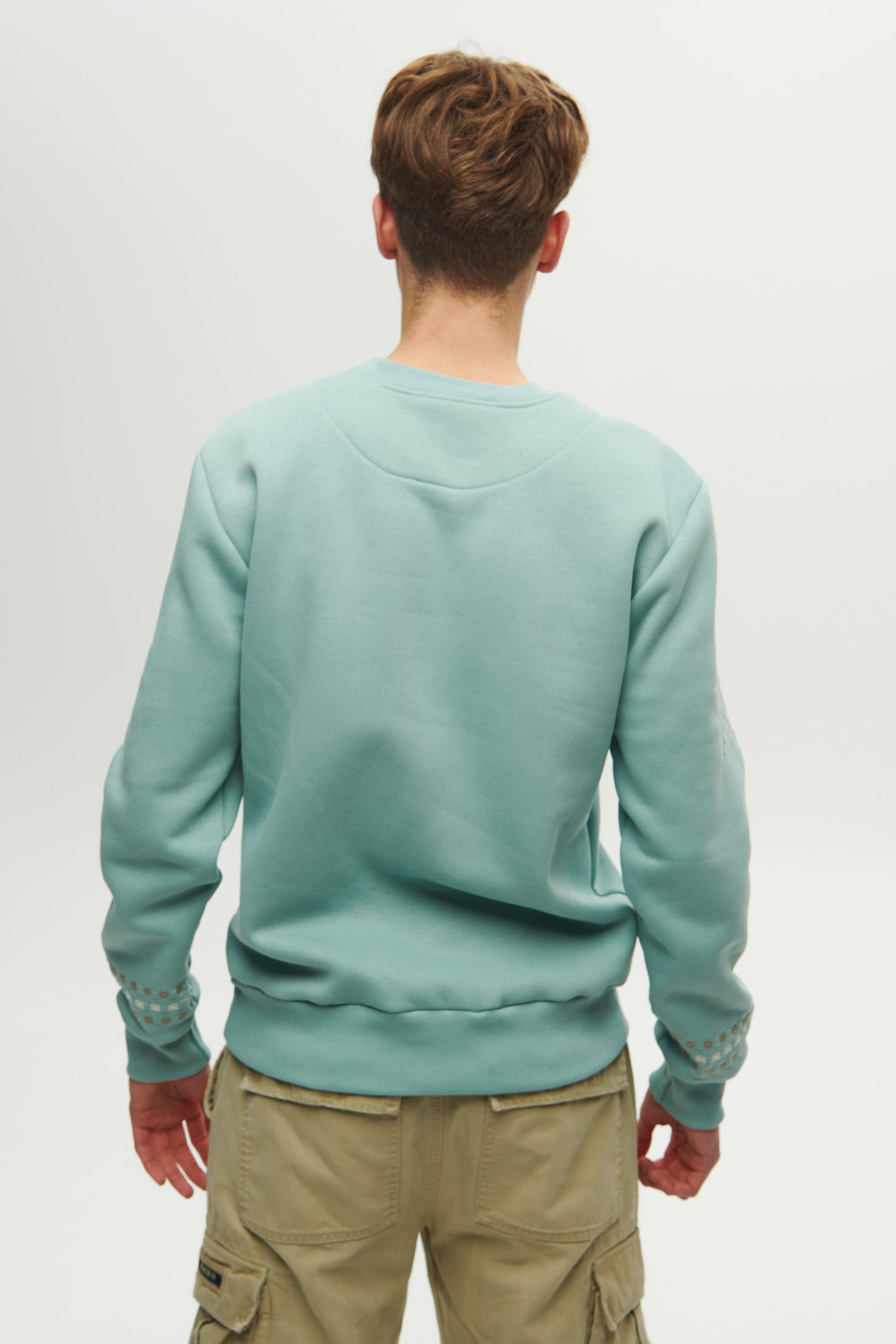 Men's blue sweatshirt December | S