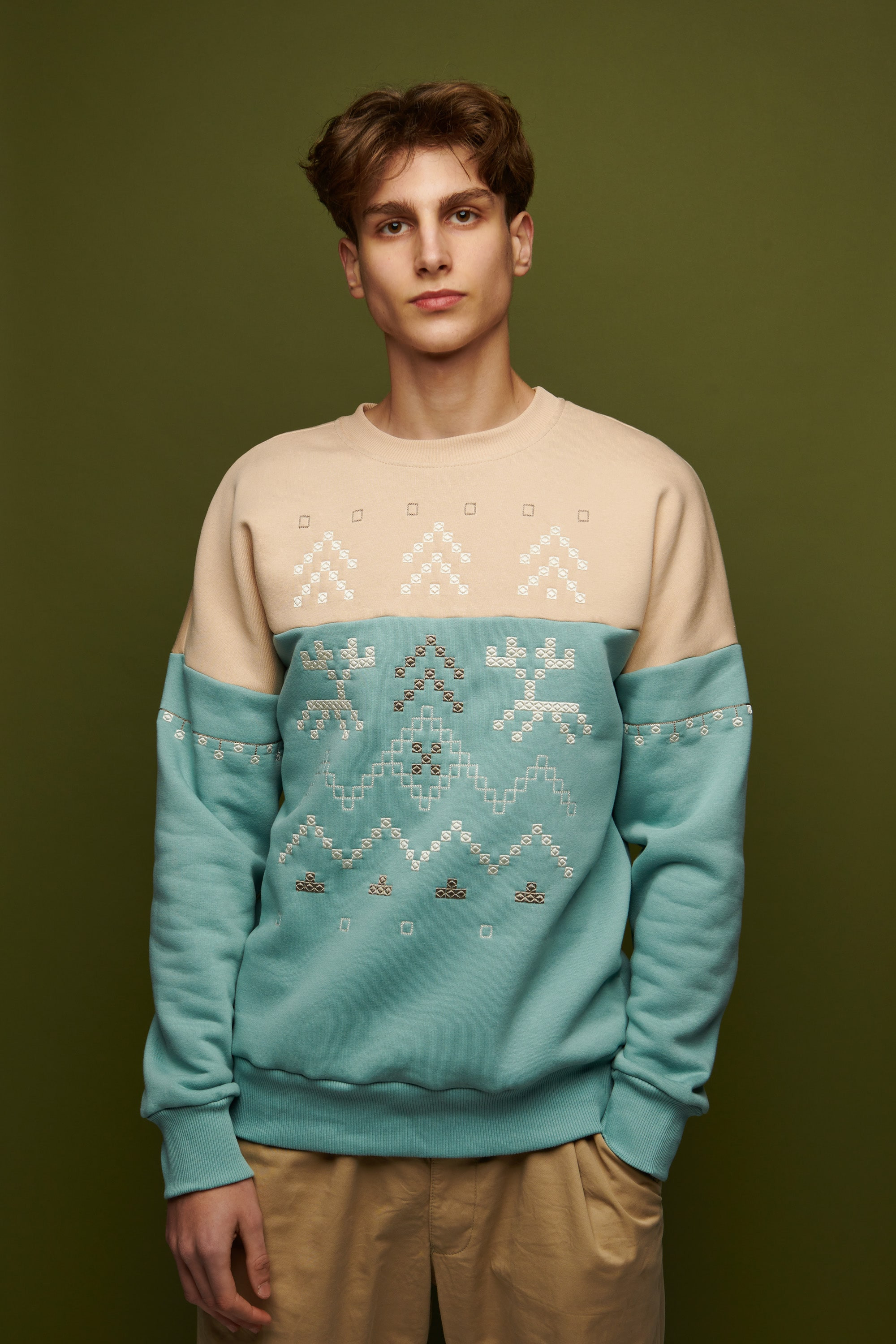 Men's blue sweatshirt December 2