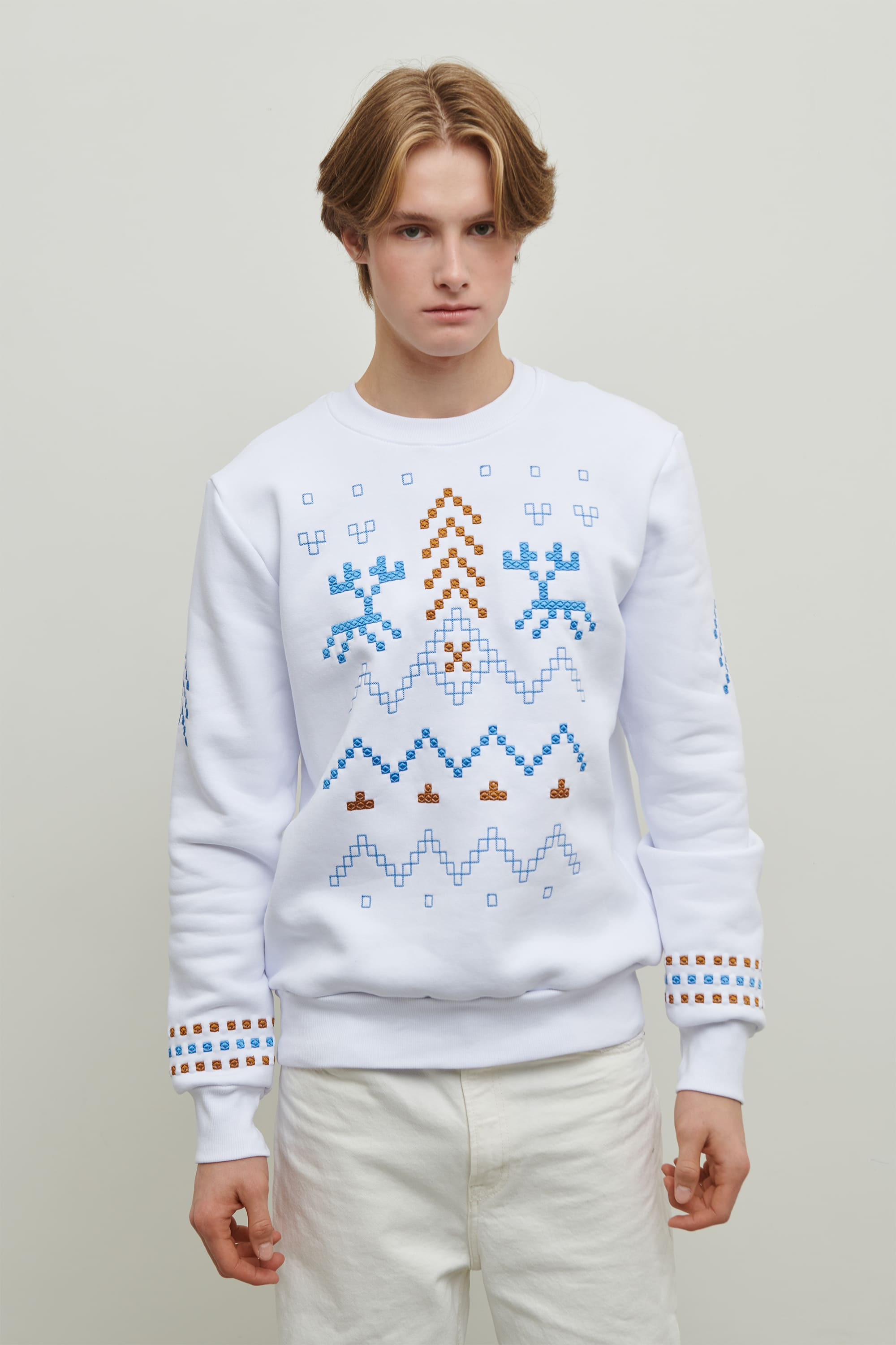 Men's beige sweatshirt December 5