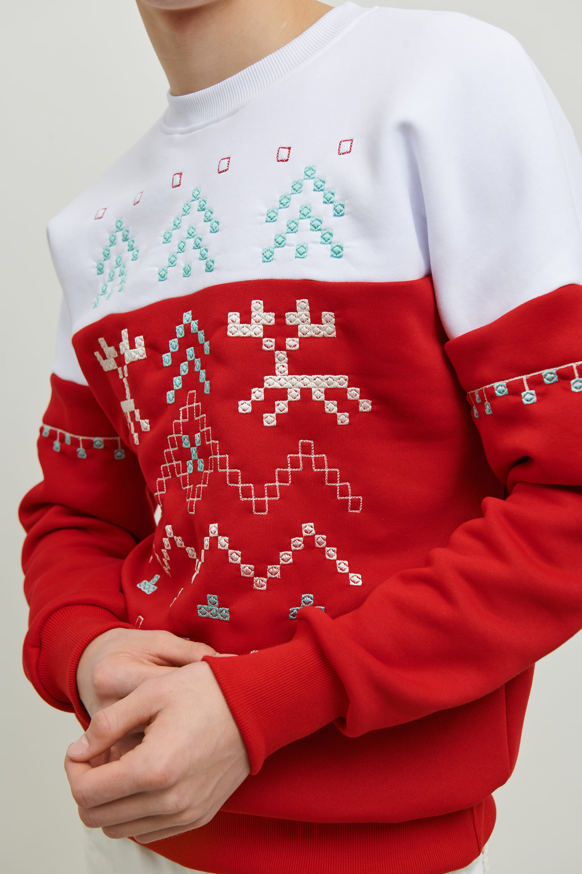 Men's embroidered sweatshirt December 6