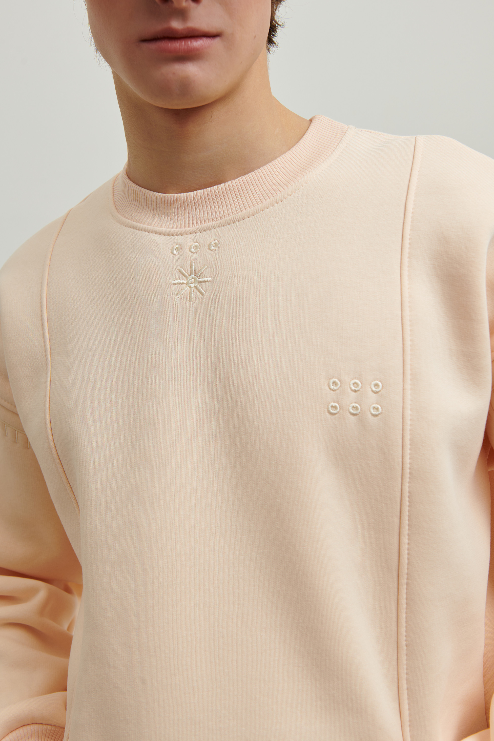 Men's beige sweatshirt Star