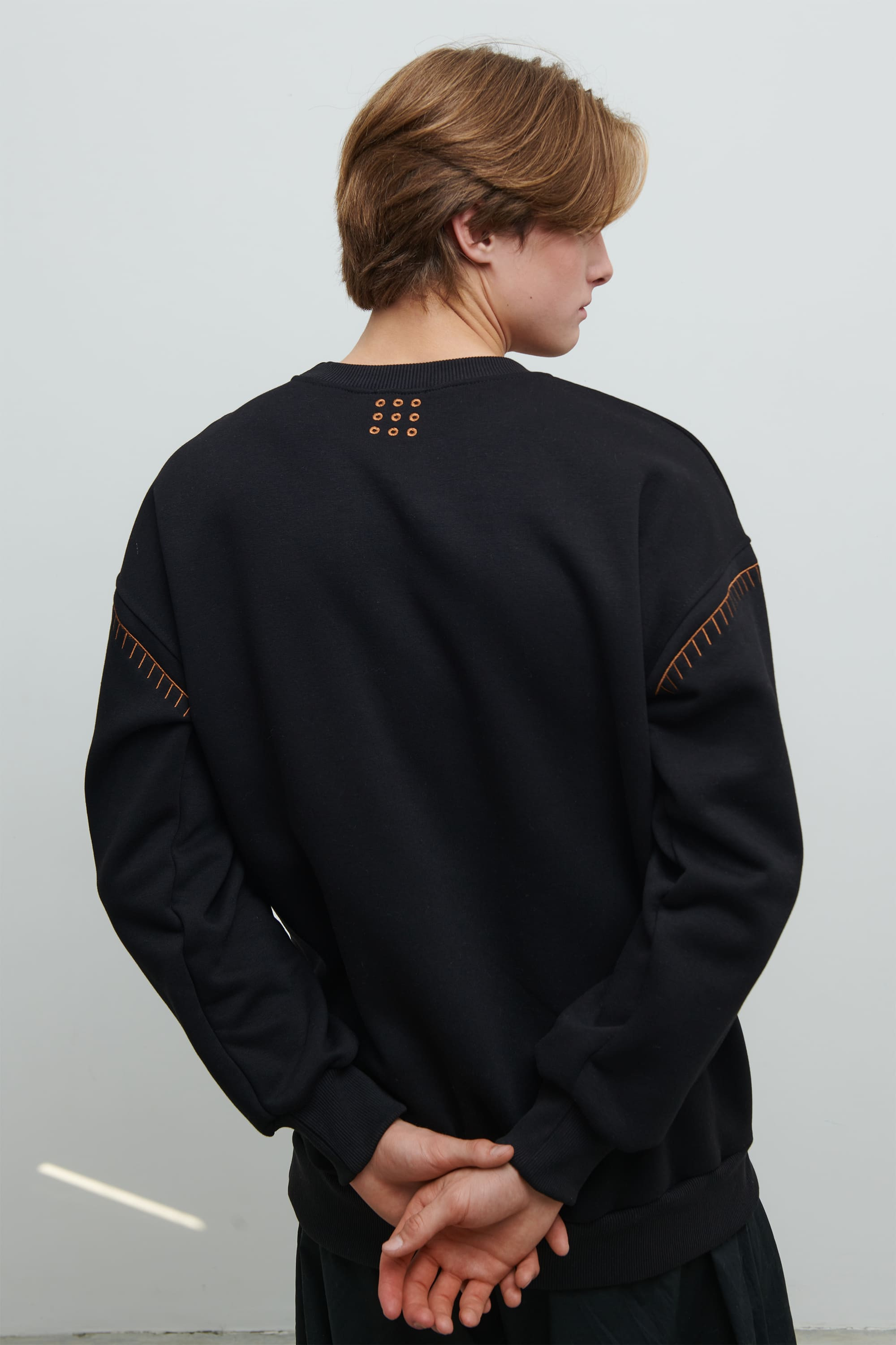 Men's black sweatshirt Star | S