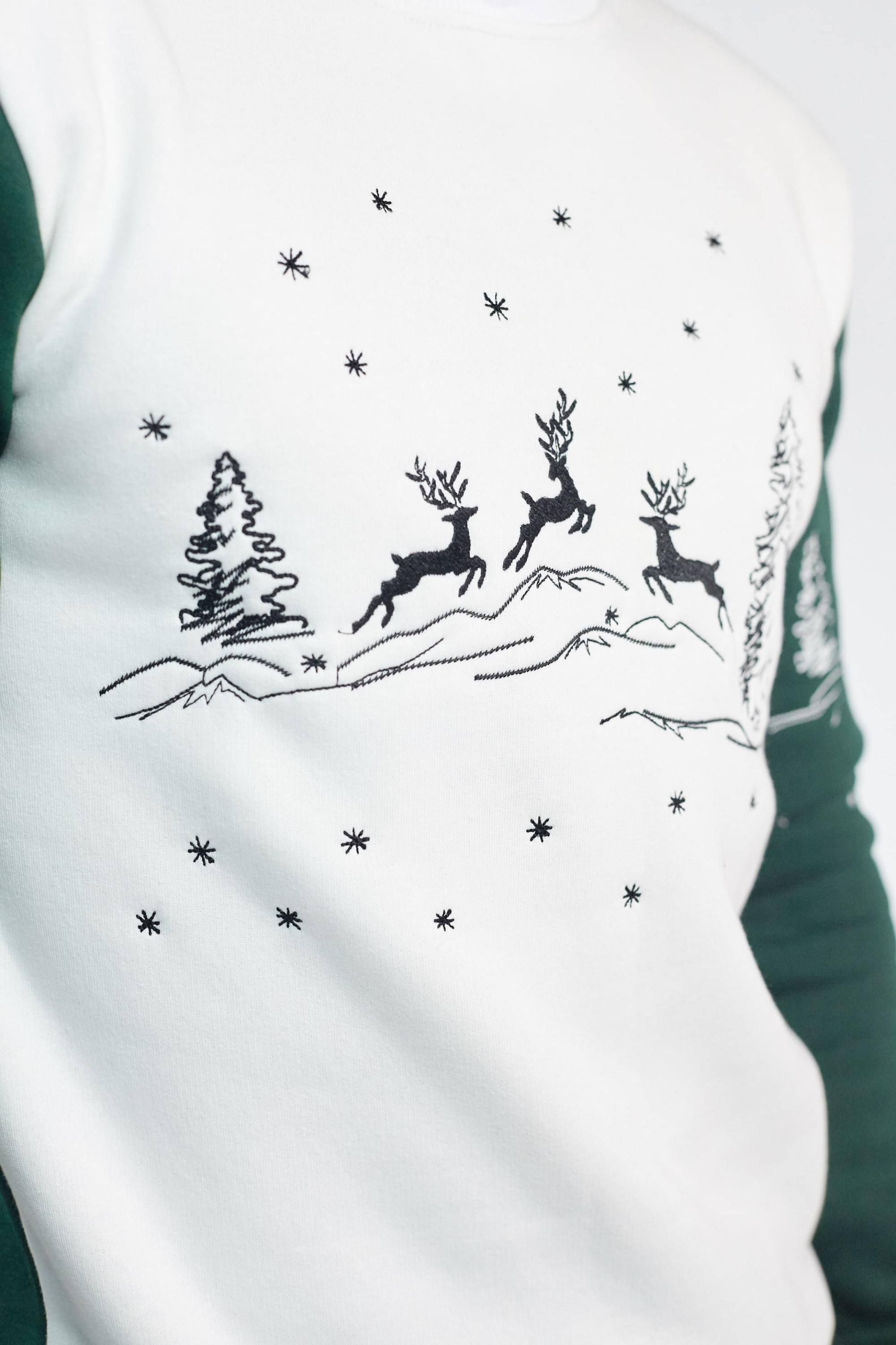 New Year's sweatshirts for a double