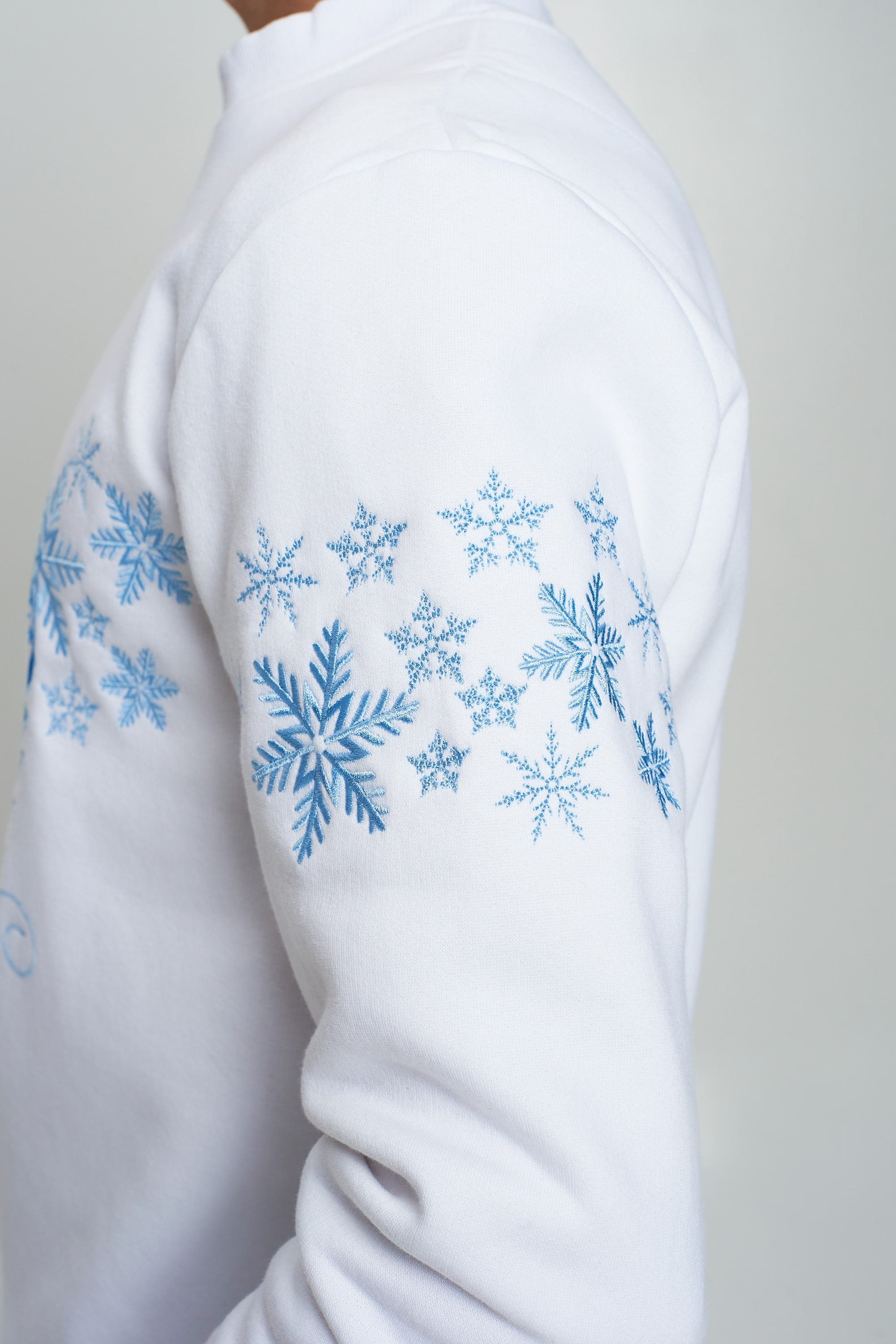 Christmas male sweatshirt with deer White 2 | XXL