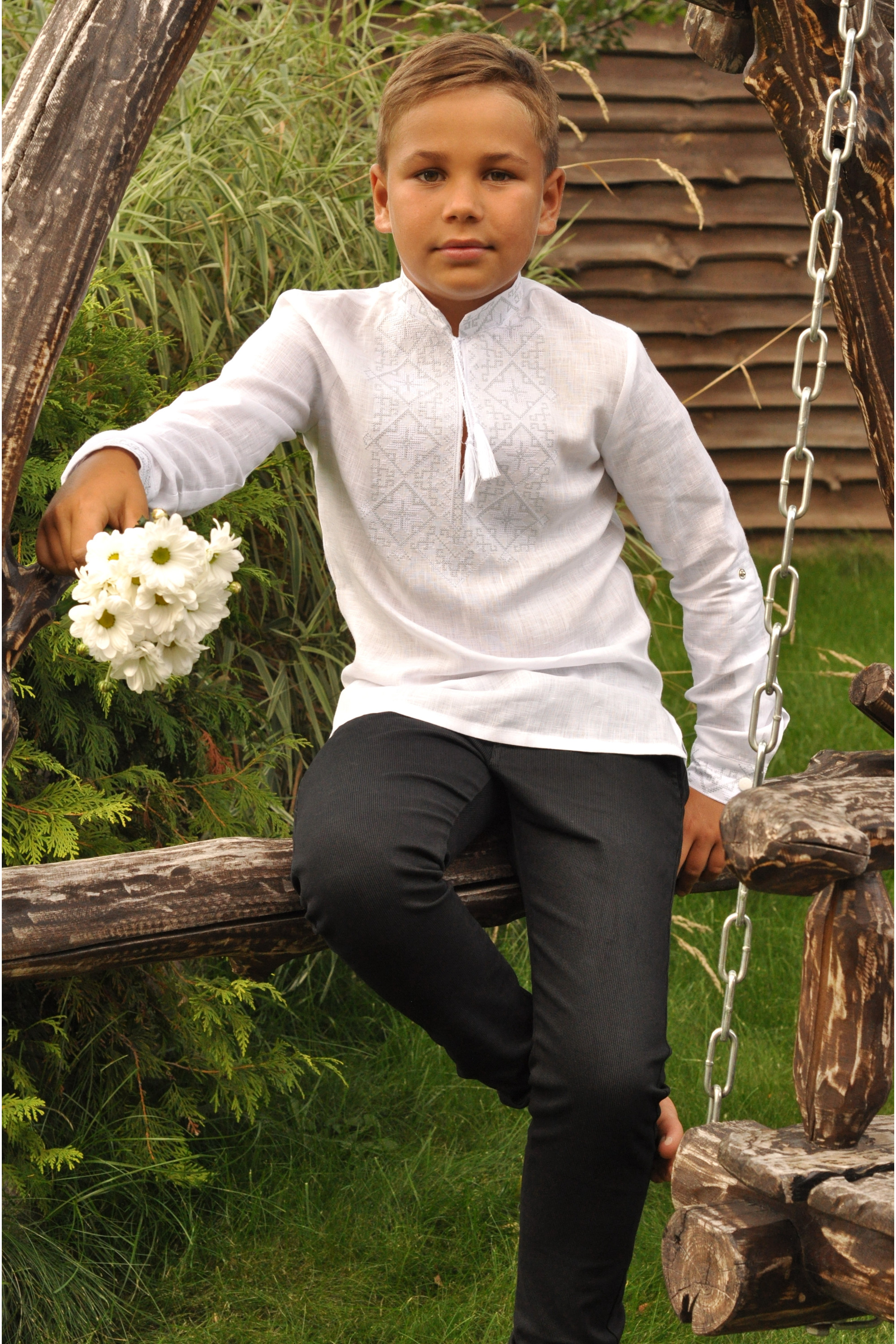 Tender embroidery nursery for a boy | 110