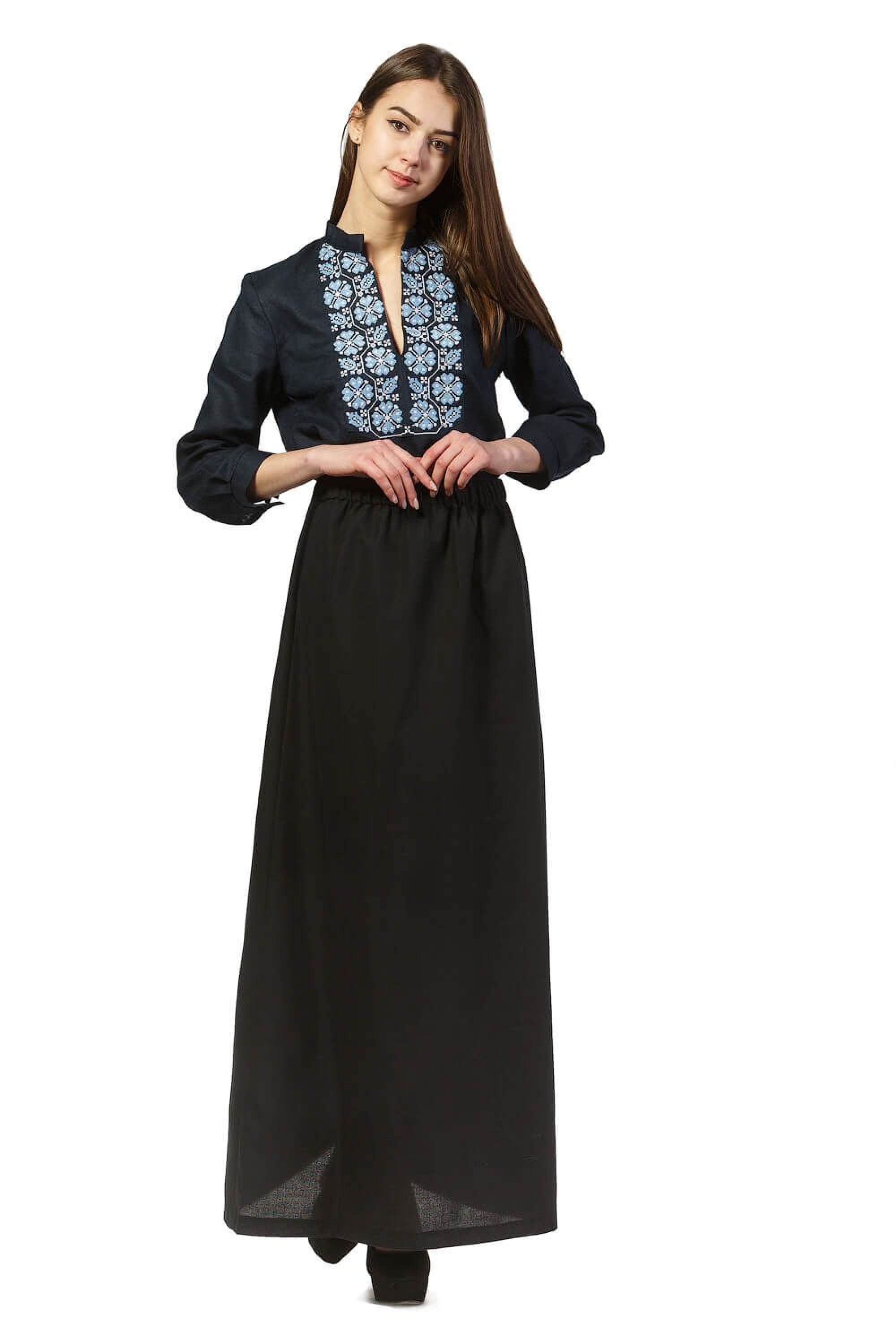 Black skirt "On the floor"