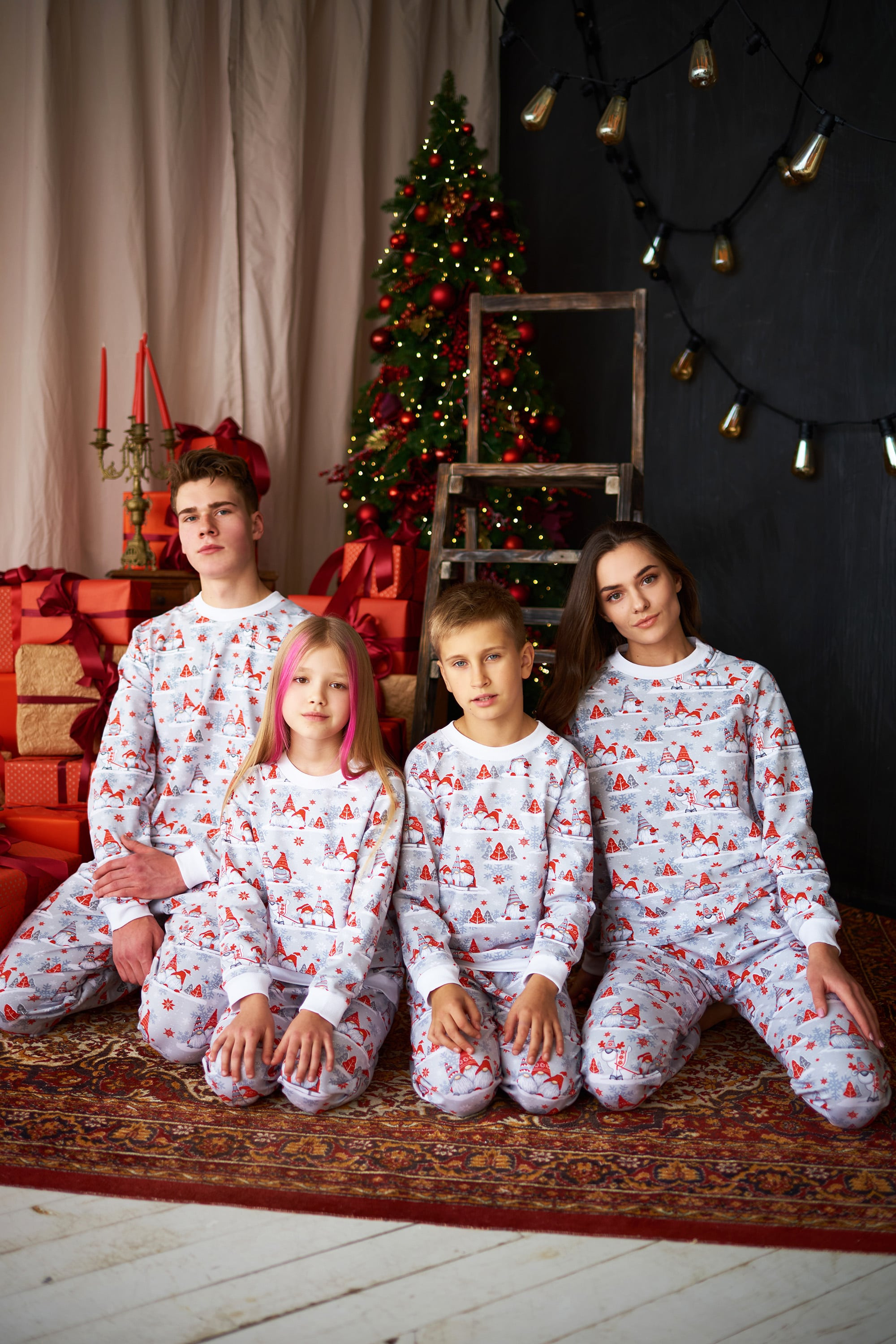 Family pajamas with gnomes Family pajamas with gnomes