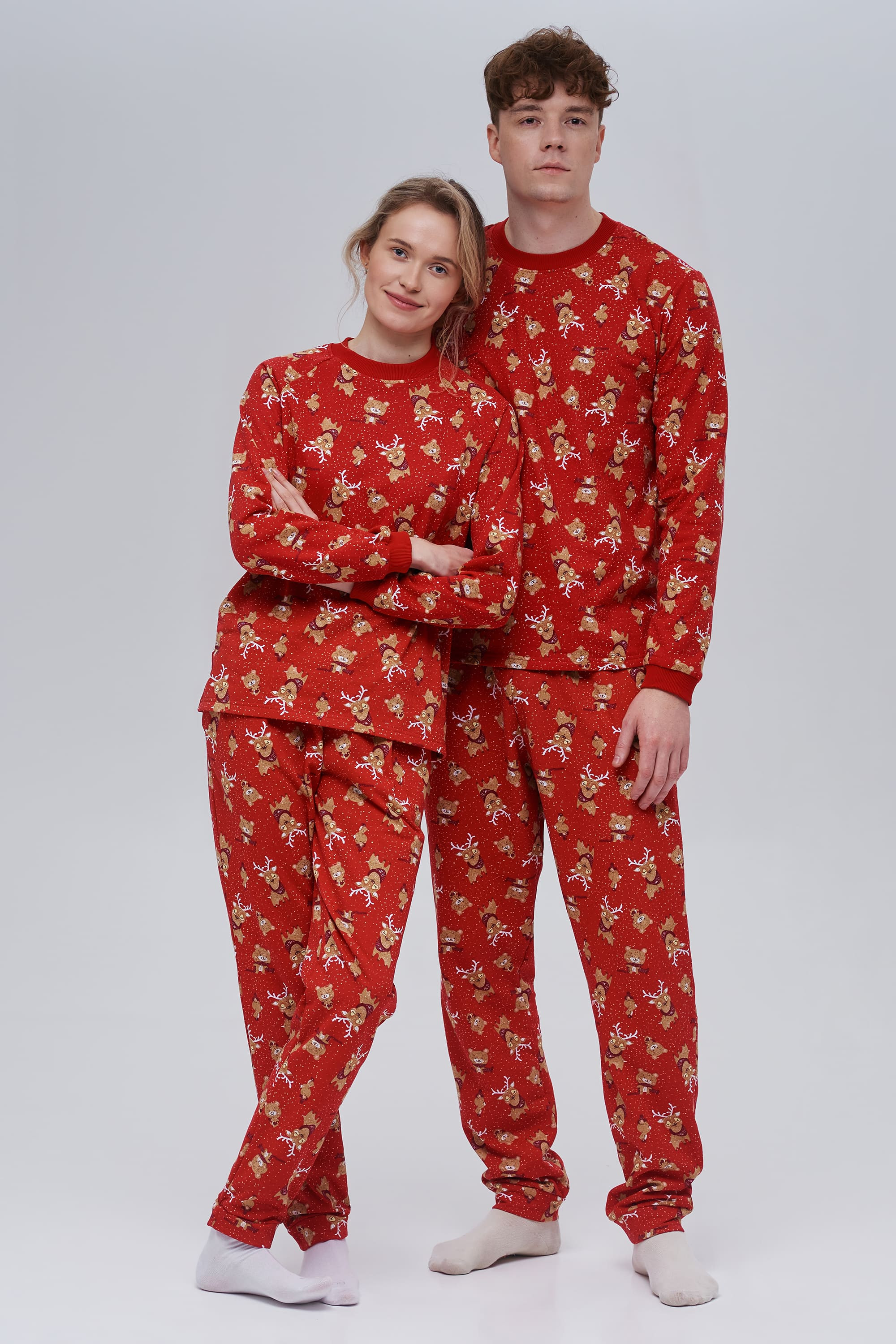 Women's Red Christmas Pajamas | M | 44-46