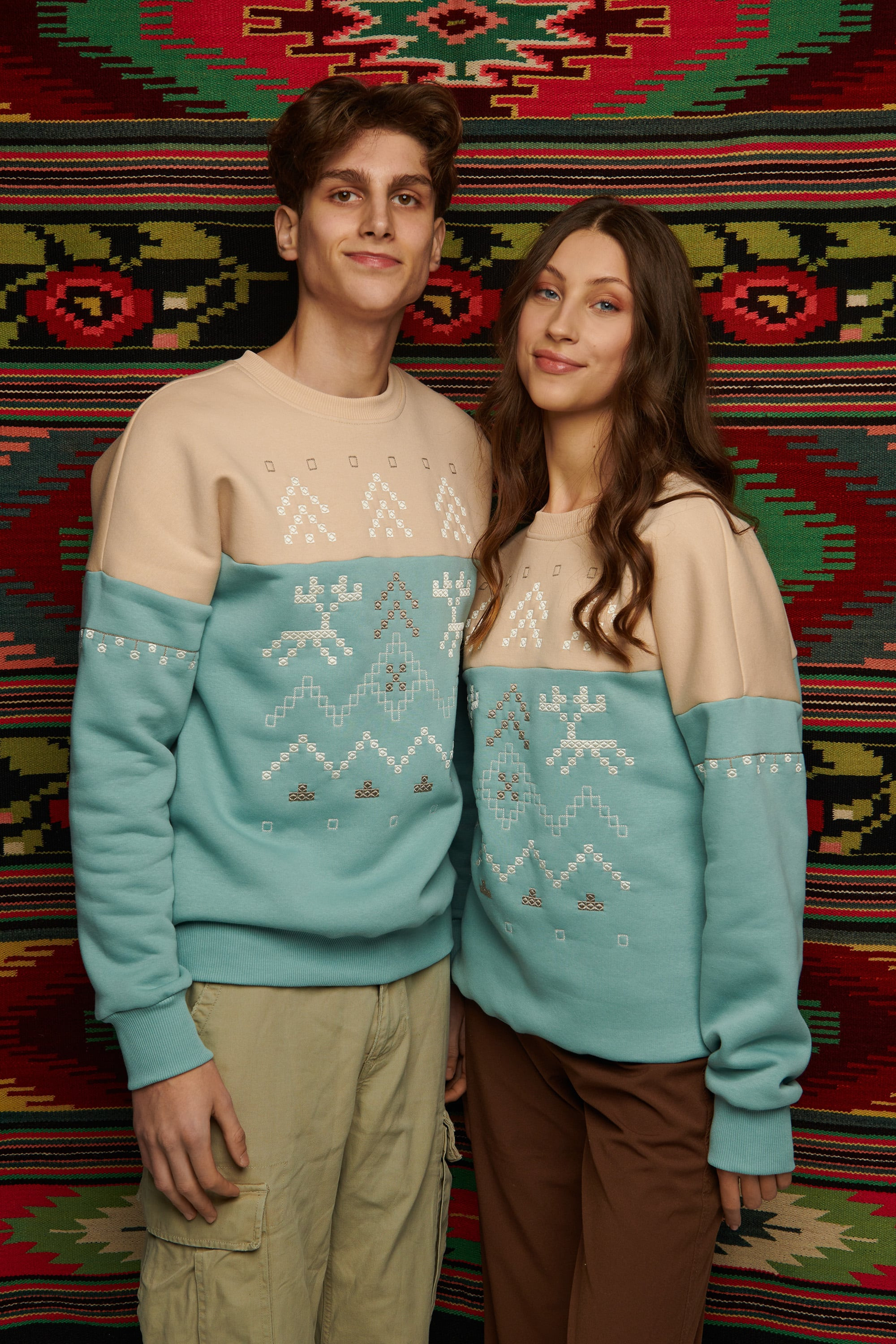 Men's blue sweatshirt December 2 | S