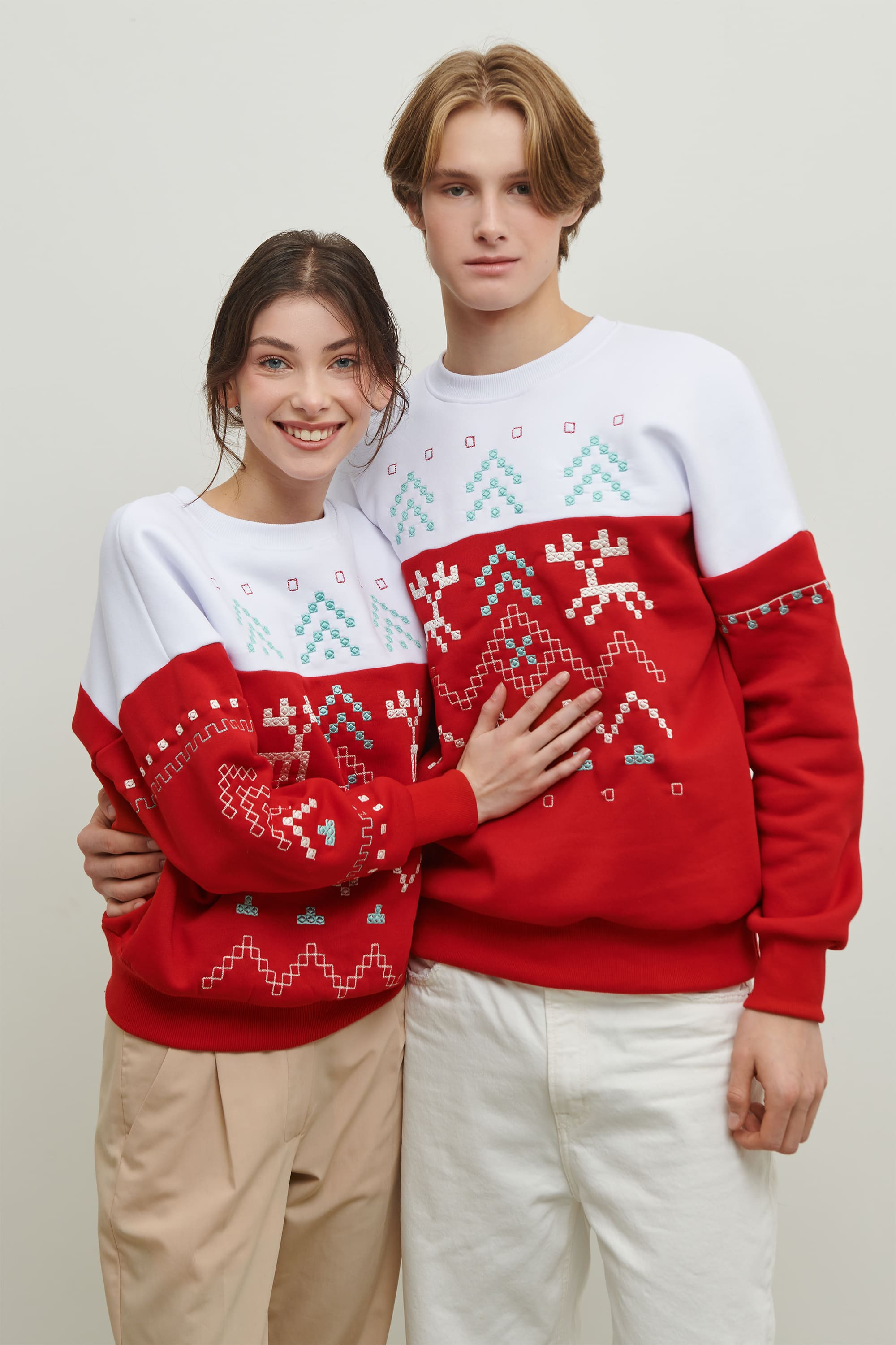 Men's embroidered sweatshirt December 6 | S
