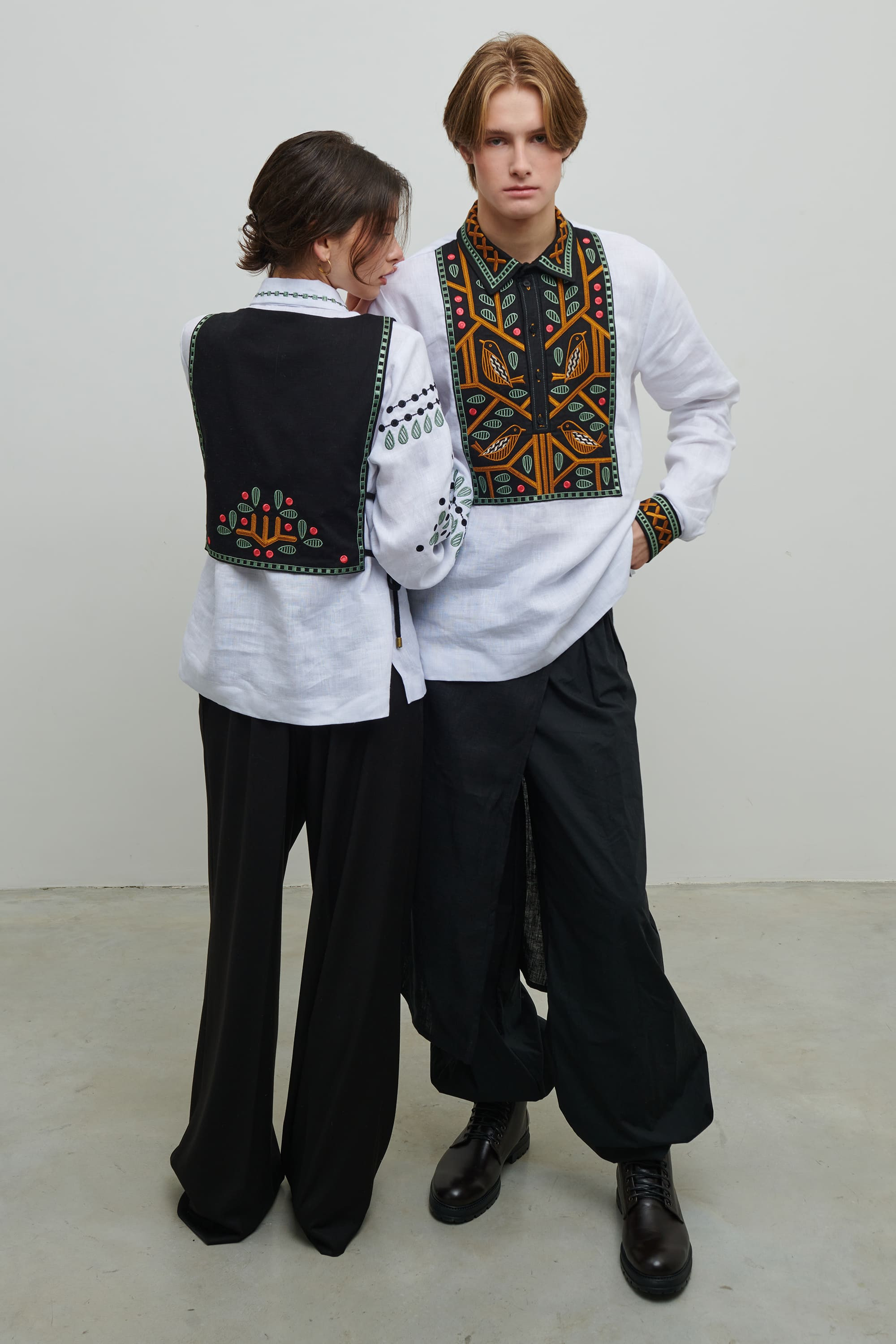 Embroidered women's vest Love Ukraine | S-M