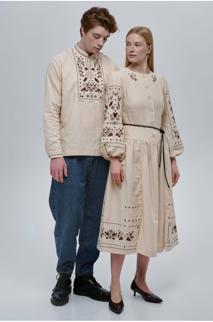 Guli-Guli Embroidered Set Shirt and Dress
