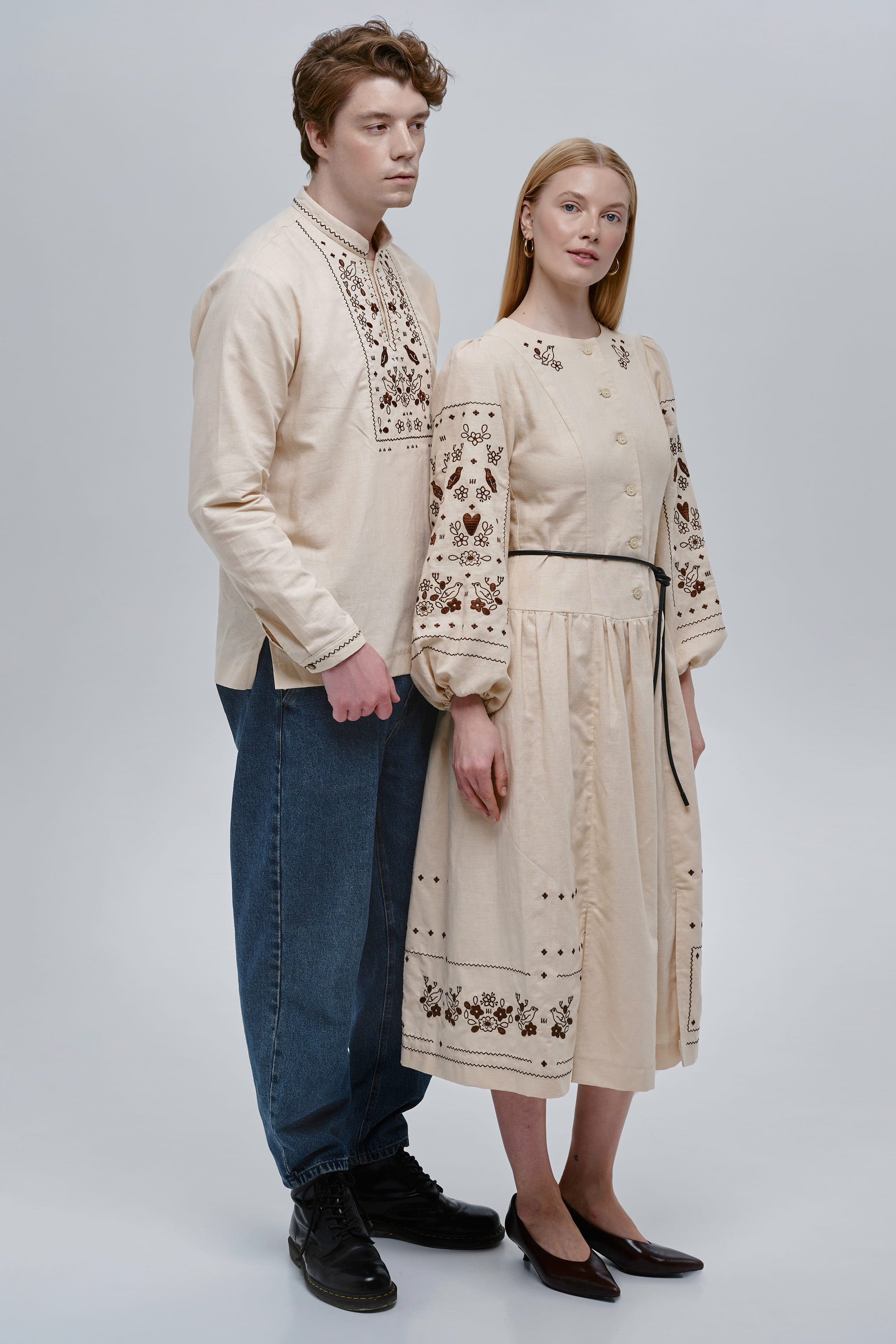 Guli-Guli Embroidered Set Shirt and Dress