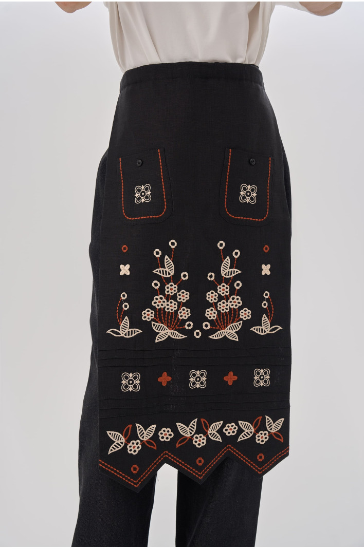 Apron black Yarrow | owersize