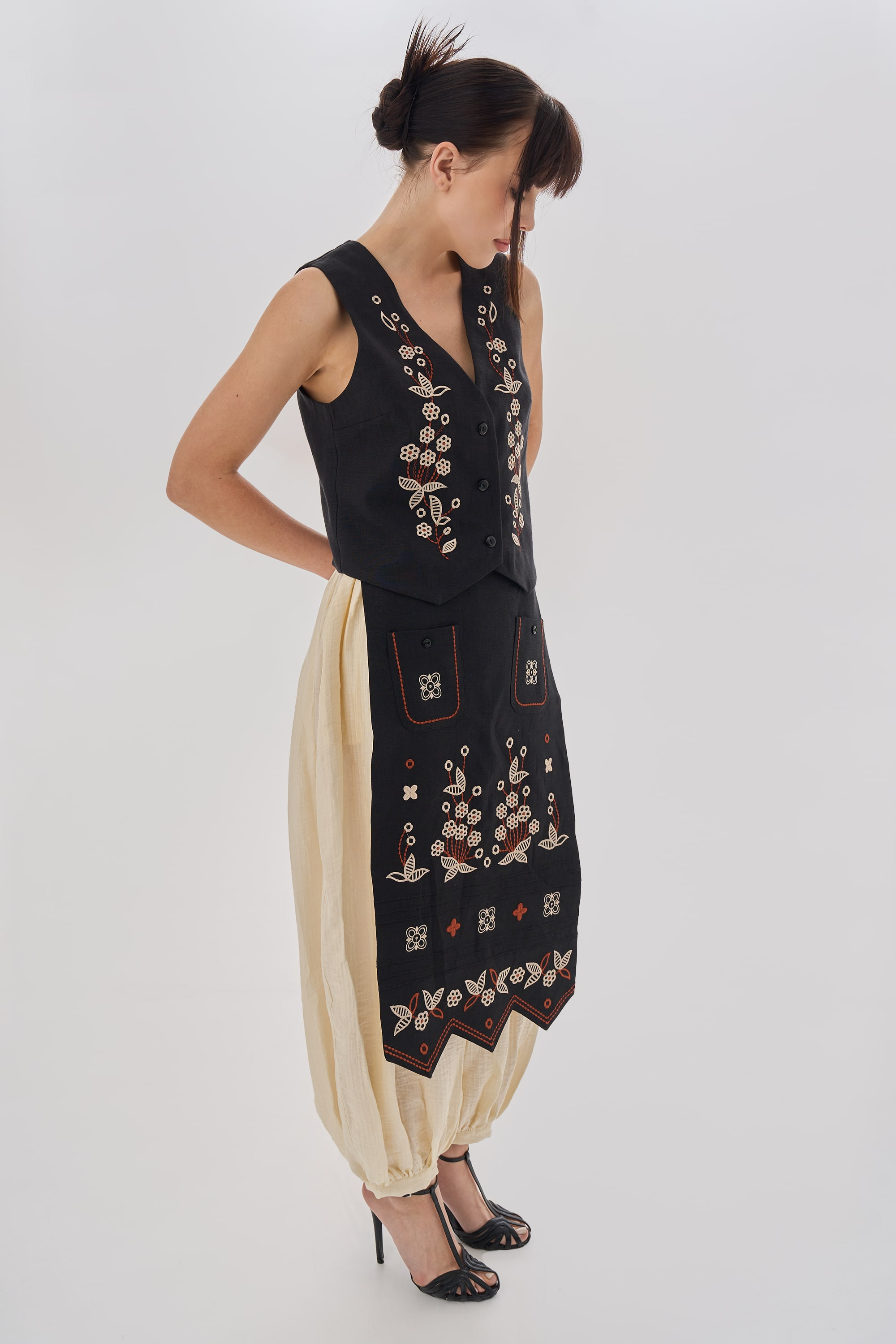 Apron black Yarrow | owersize