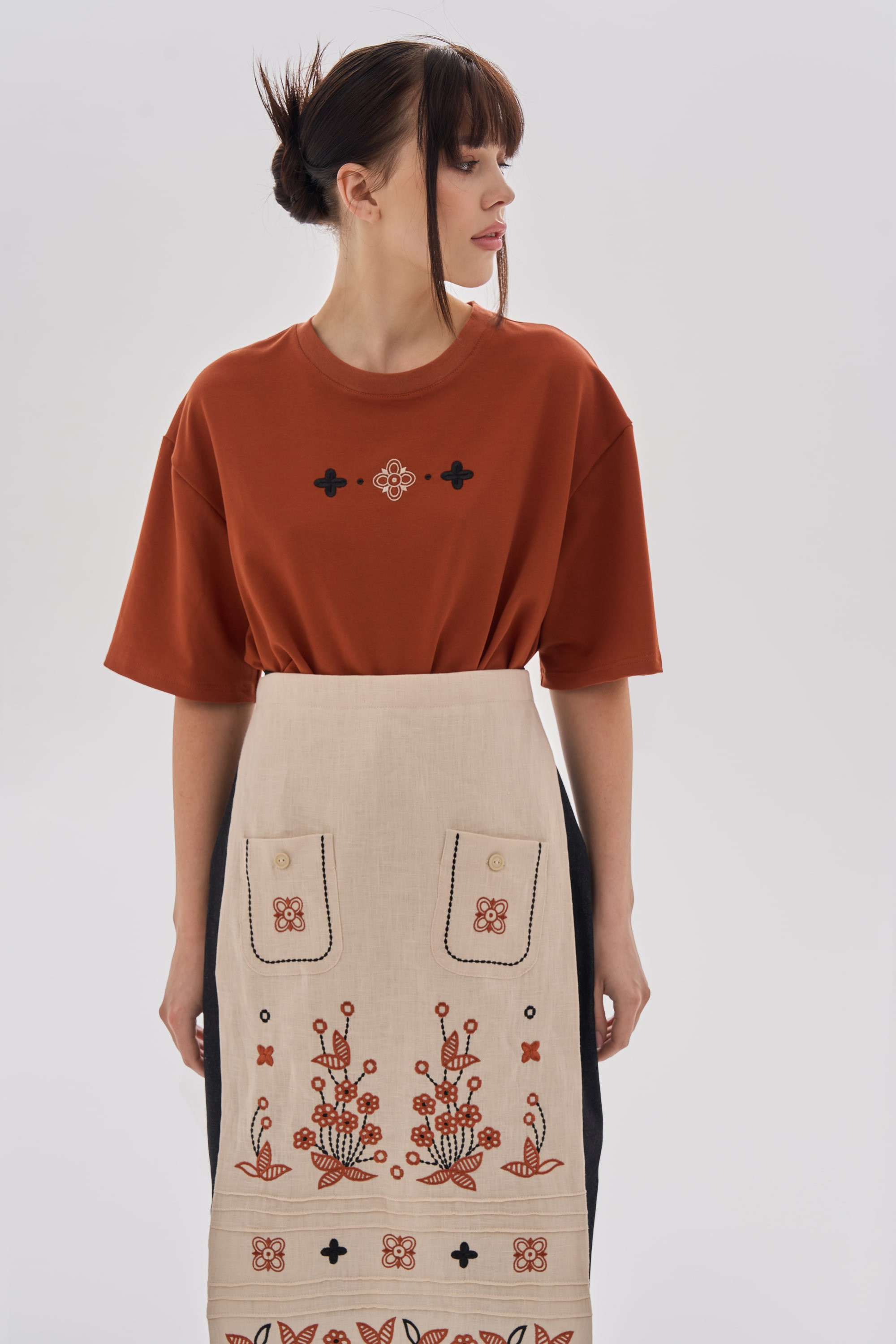 Apron beige Yarrow | owersize