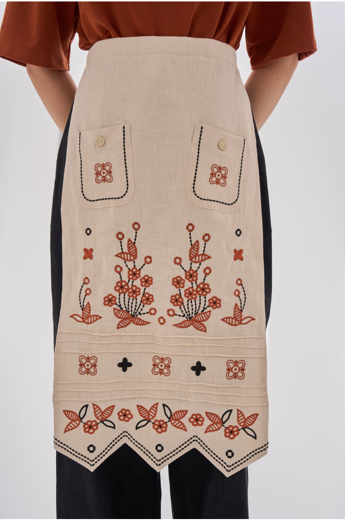 Apron beige Yarrow | owersize