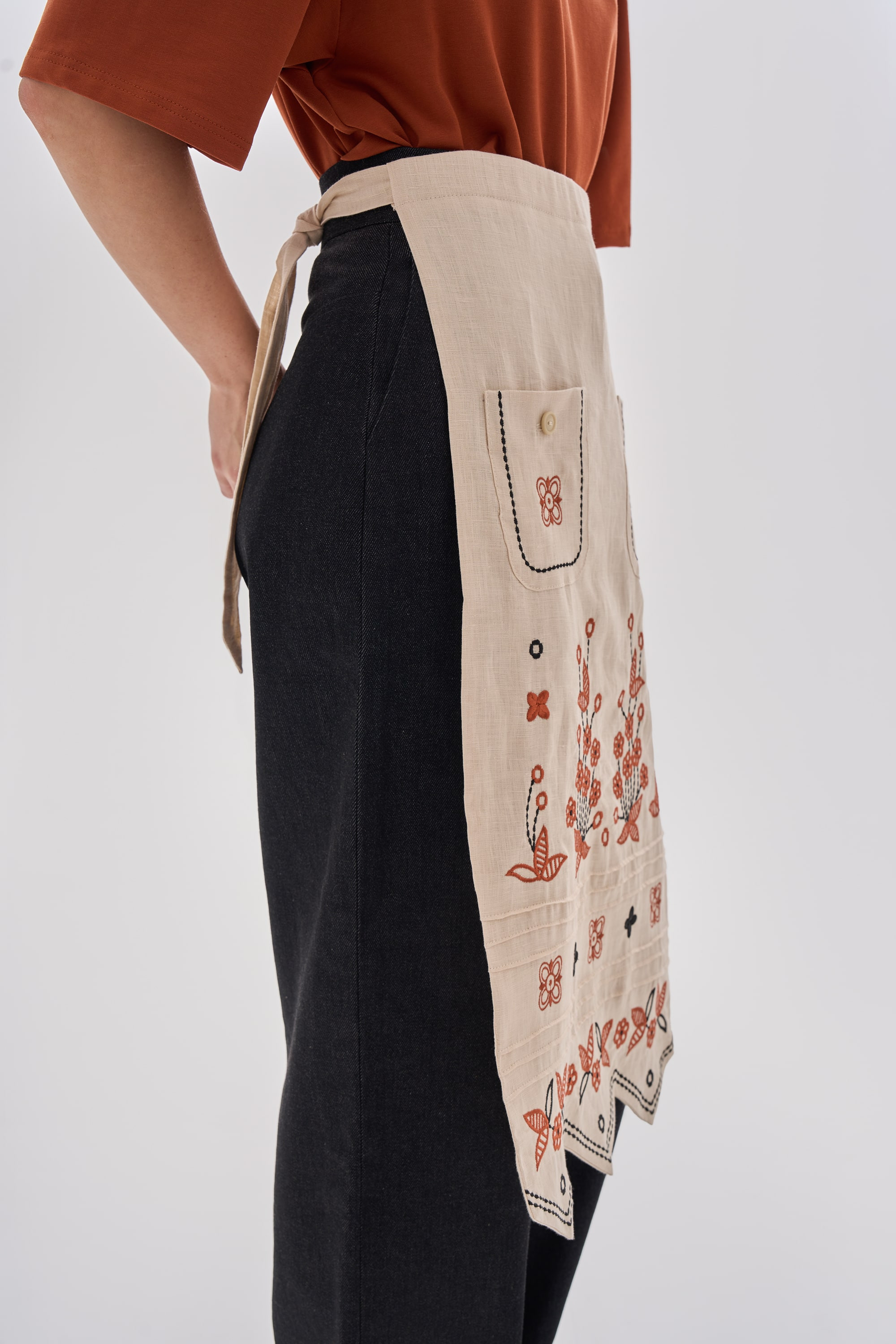 Apron beige Yarrow | owersize
