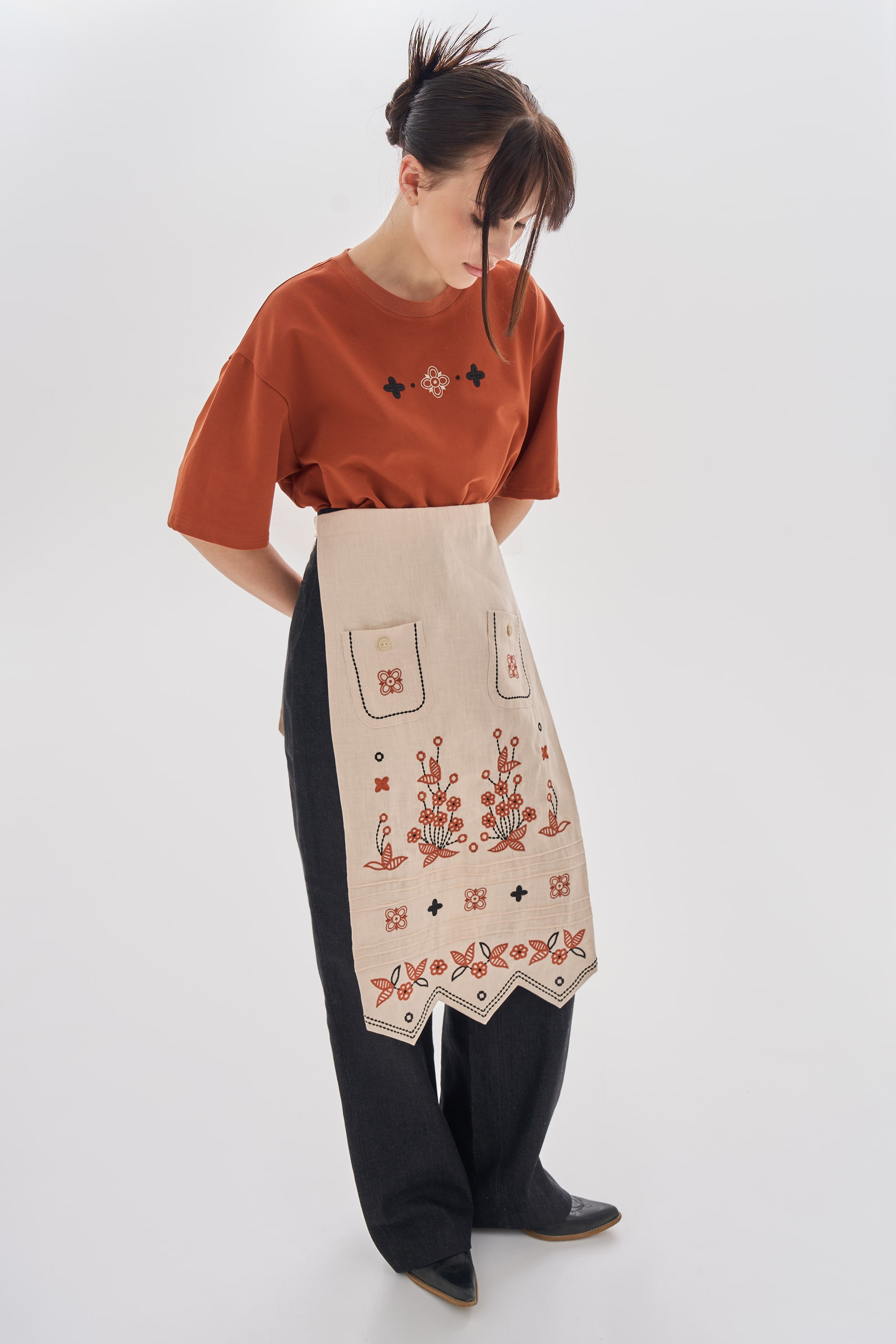 Apron beige Yarrow | owersize