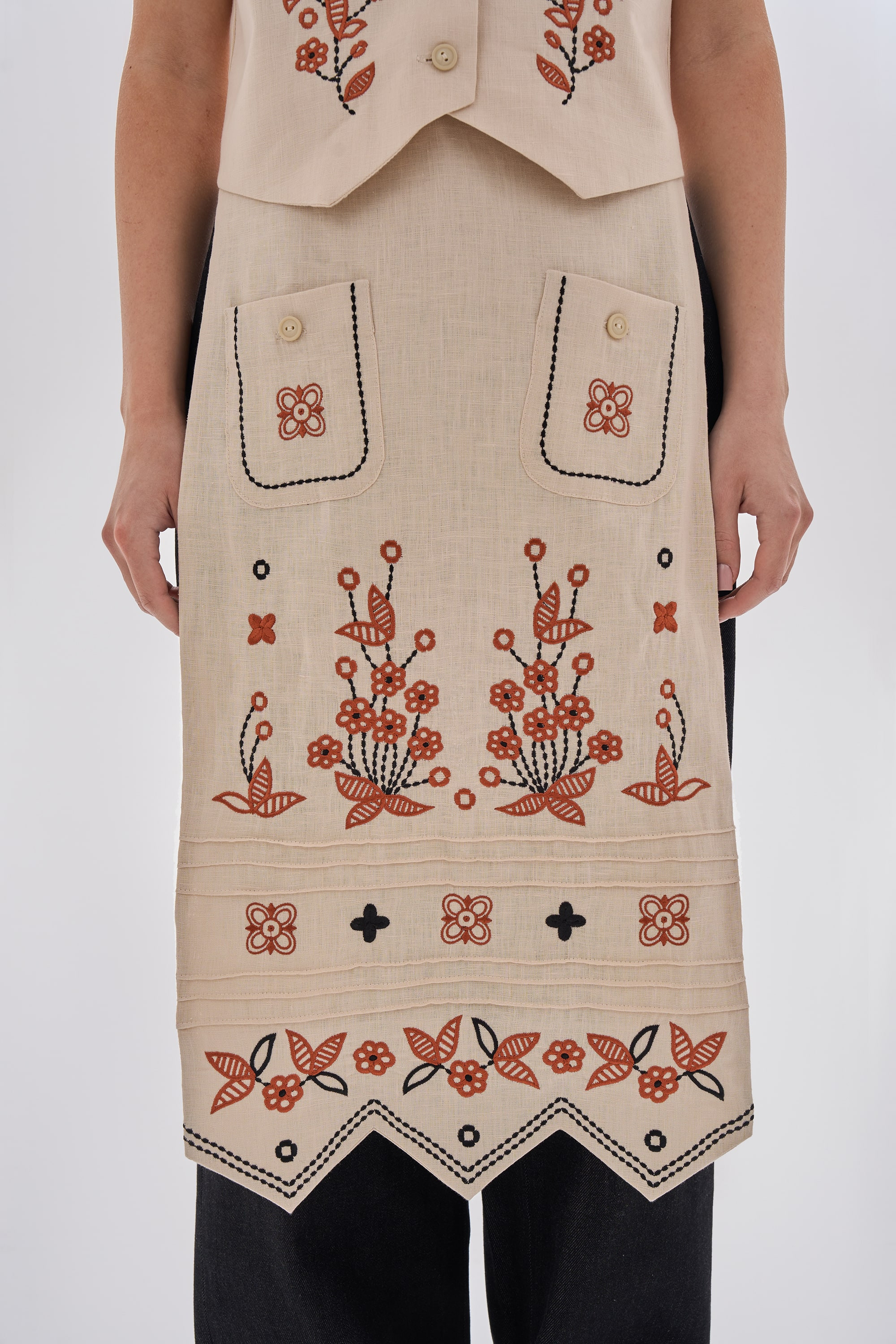 Apron beige Yarrow Apron beige Yarrow